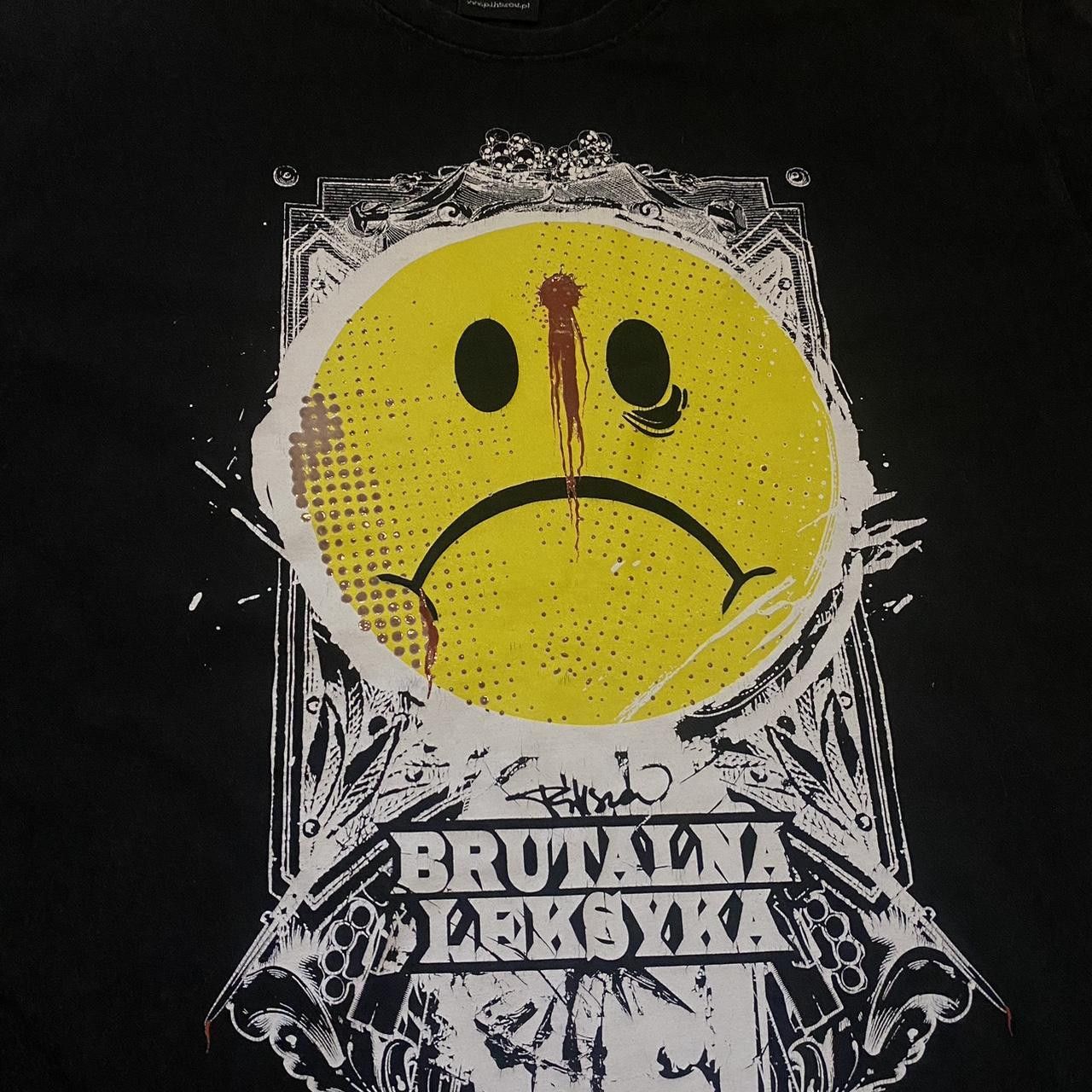 Other Black Brutalna leksyka tee with bold yellow Size US L / EU 52-54 / 3 - 2 Thumbnail