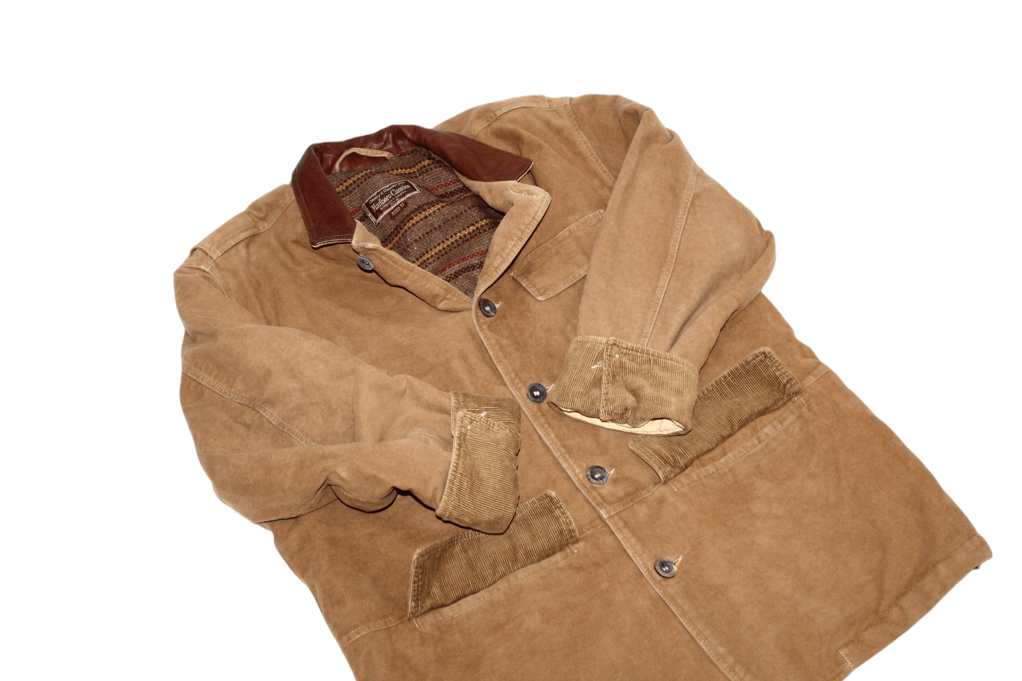Marlboro Classics Marlboro Classics Navajo Style Lining Moleskine Field Coat Size US L / EU 52-54 / 3 - 11 Thumbnail