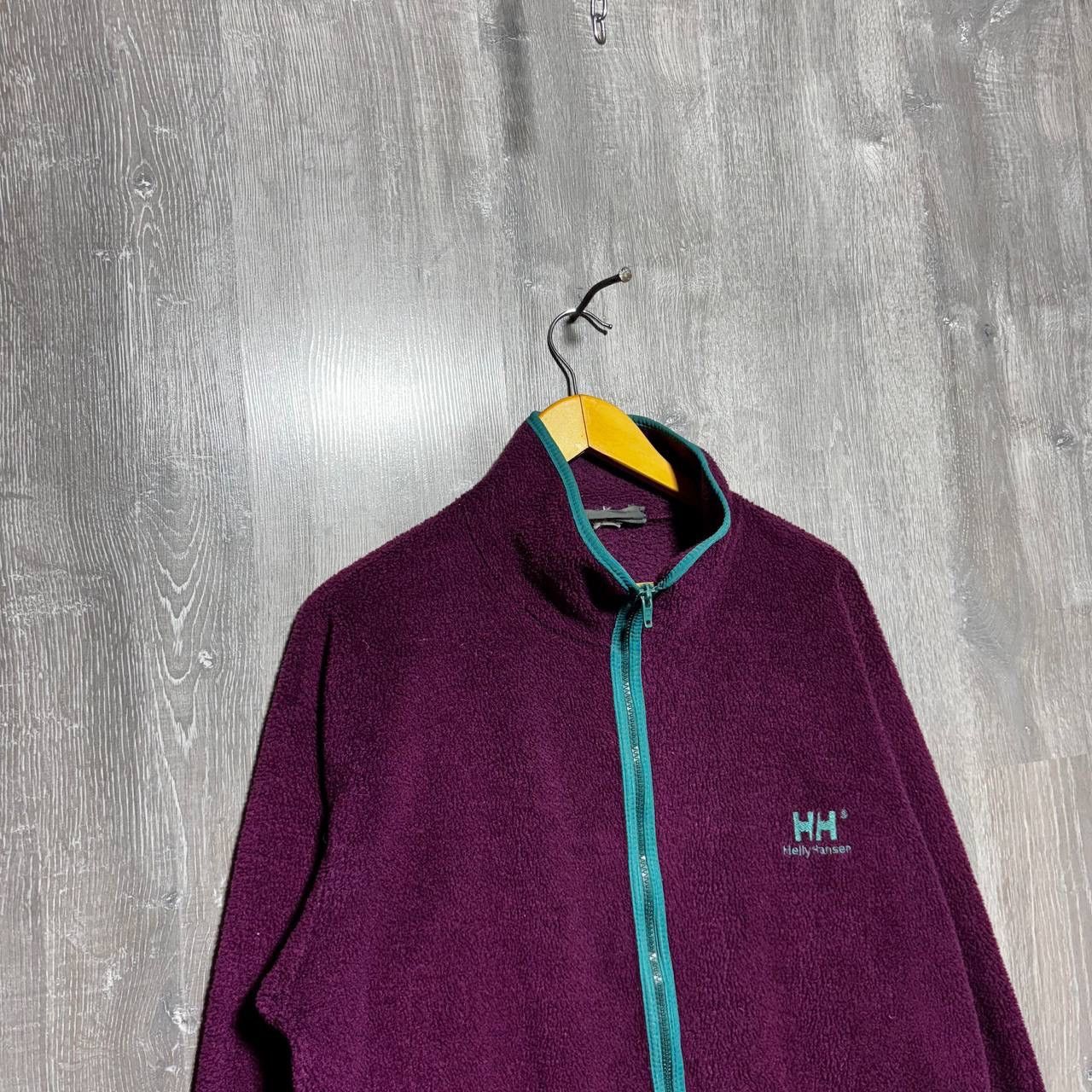 Helly Hansen 90s Helly Hansen Vintage Sherpa Sweater Jacket Y2K Size US XL / EU 56 / 4 - 4 Thumbnail