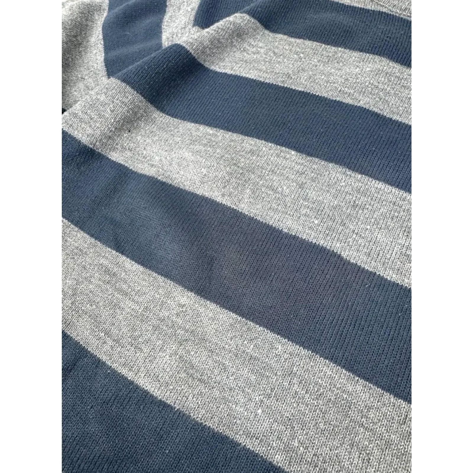 Dolce & Gabbana VINTAGE Dolce&Gabbana Logo Knit Sweater Striped Wool Men M Blue - Regular Fit Pullover, Wool, Knit, Long Sleeve, Classic Casual Winter Fall Spring Size US M / EU 48-50 / 2 - 7 Thumbnail