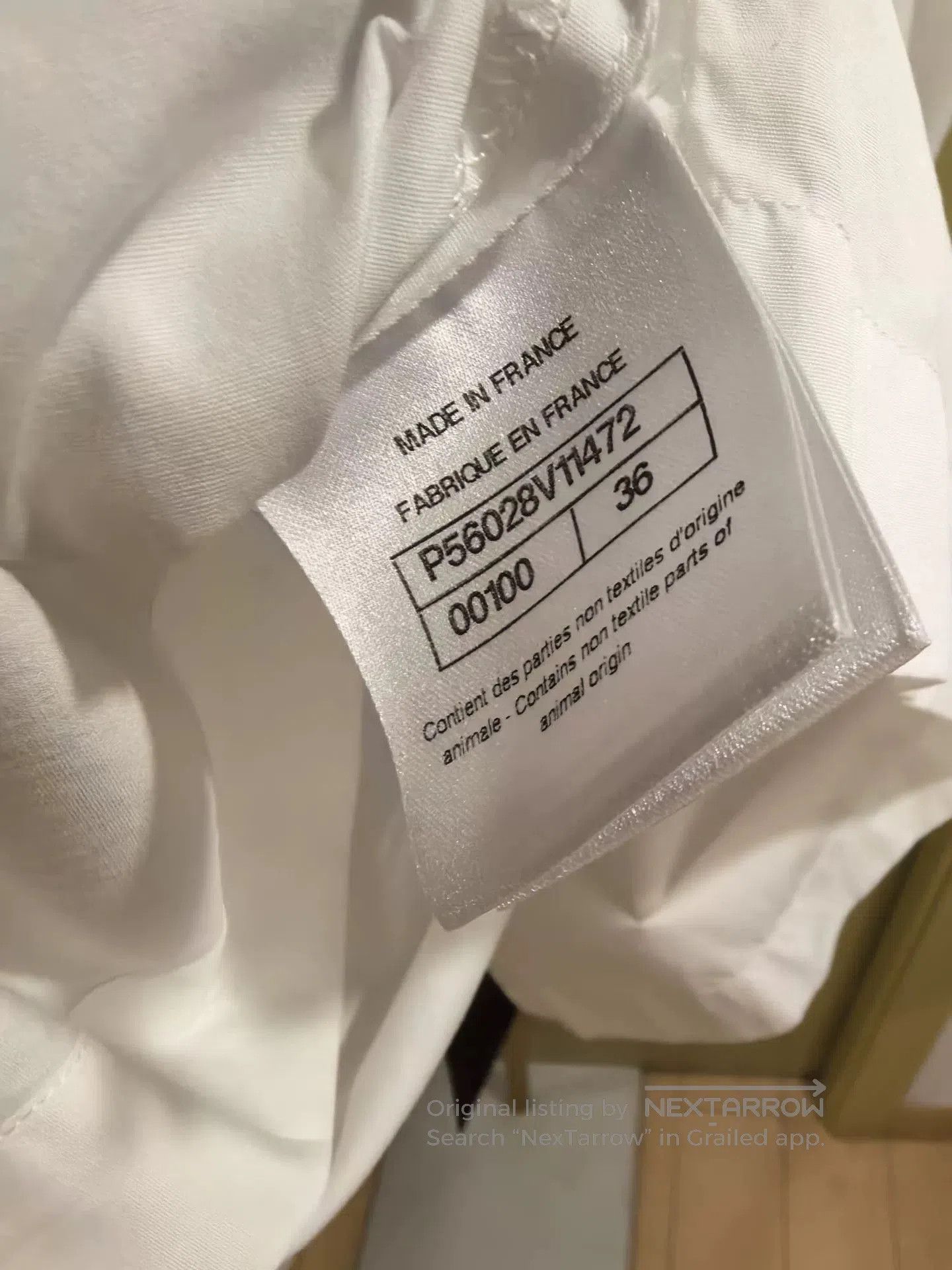 Chanel Chanel Ribbon Shirt in Excellent Condition. Size M / US 6-8 / IT 42-44 - 6 Thumbnail