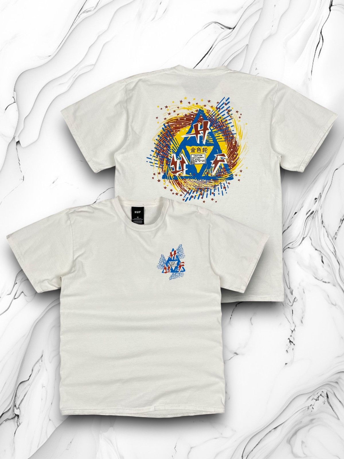 Huf Huf Skateboarding Streetwear Big Logo T Shirt Size M Size US M / EU 48-50 / 2 - 1 Thumbnail