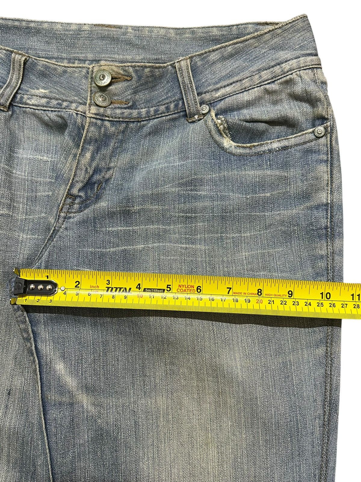 Japanese Brand Vintage Japanese Brand Blue Faded Wash Baggy Wide Leg Jeans Size US 30 / EU 46 - 14 Thumbnail