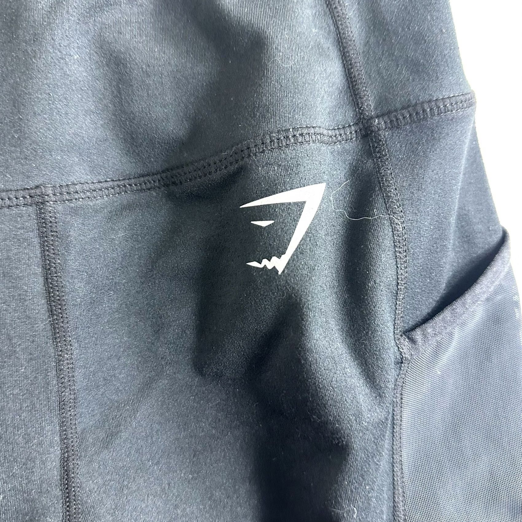 Gymshark VINTAGE? No. Gymshark Energy Seamless High Waisted Leggings Black Size Small Full Length Gym Size 28" / US 6 / IT 42 - 6 Thumbnail