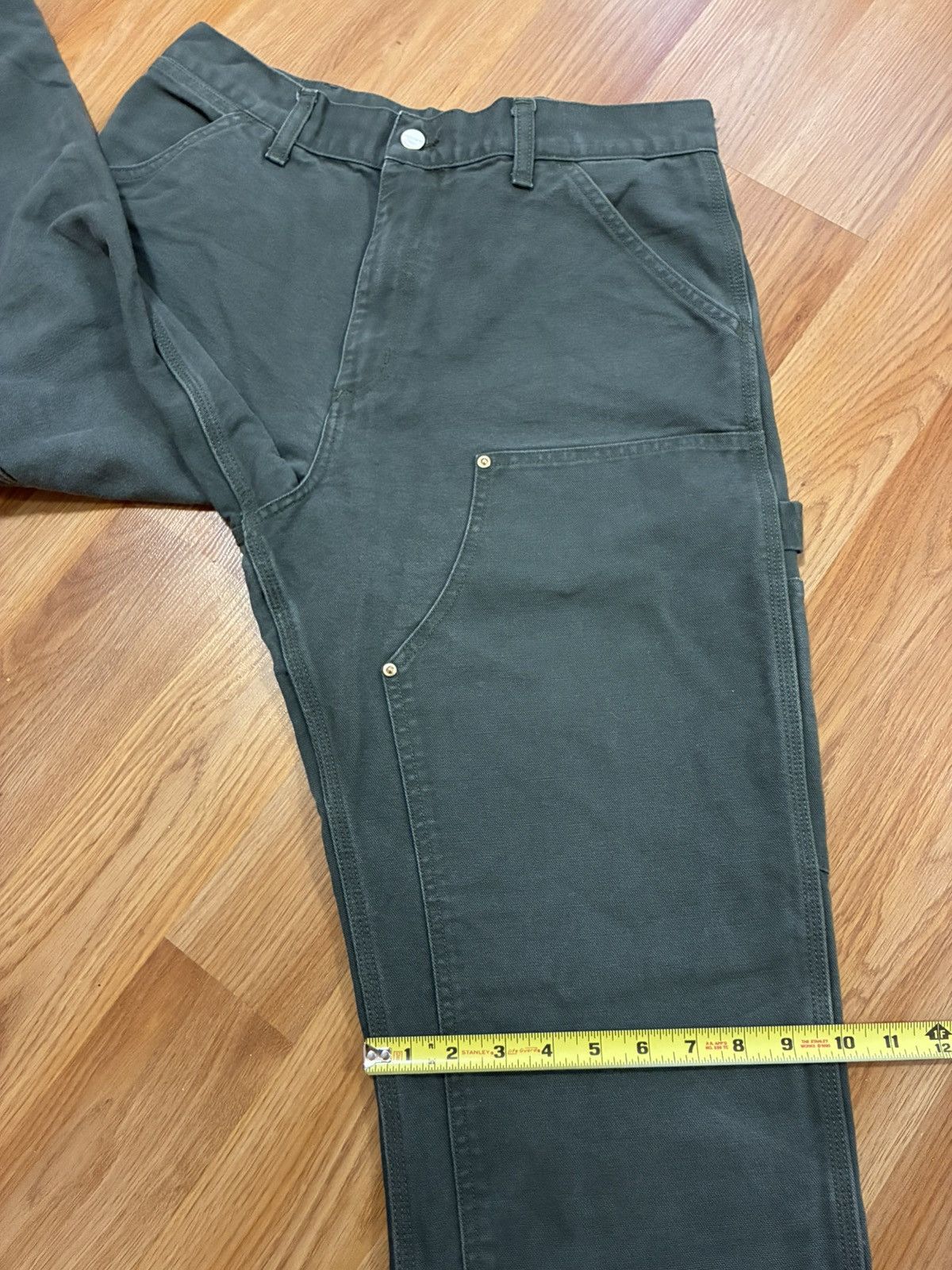 Carhartt Wip 31x32 Carhartt WIP Double Knee Stone Washed Canvas Pant Fade Size US 31 - 12 Thumbnail