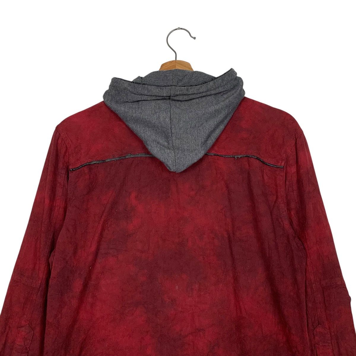 semanticdesign Semantic Design Hooded Red Jacket Size M / US 6-8 / IT 42-44 - 8 Thumbnail