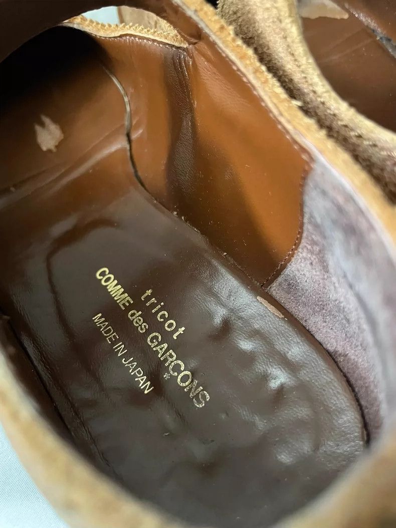 Comme des Garcons Comme des Garçons Craftsman Leather Mary Jane Brown Low Top Size US 7.5 / IT 37.5 - 9 Thumbnail