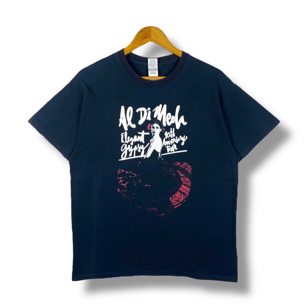 Band Tees AL DI MEOLA Elegant Gypsy 40th Anniversary Tour Tee Shirt Size US L / EU 52-54 / 3 - 1 Thumbnail
