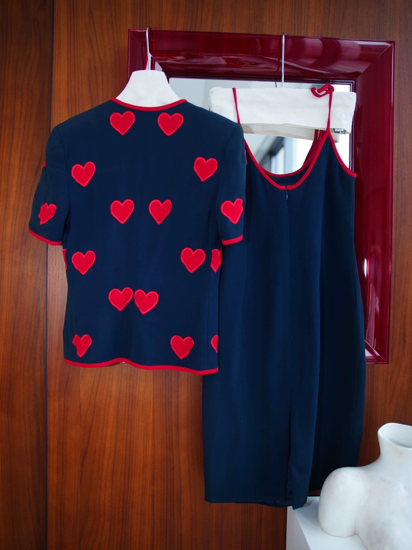 Other Gai Mattiolo Heart Dress & Short Sleeve Set IT46/L Size L / US 10 / IT 46 - 6 Thumbnail
