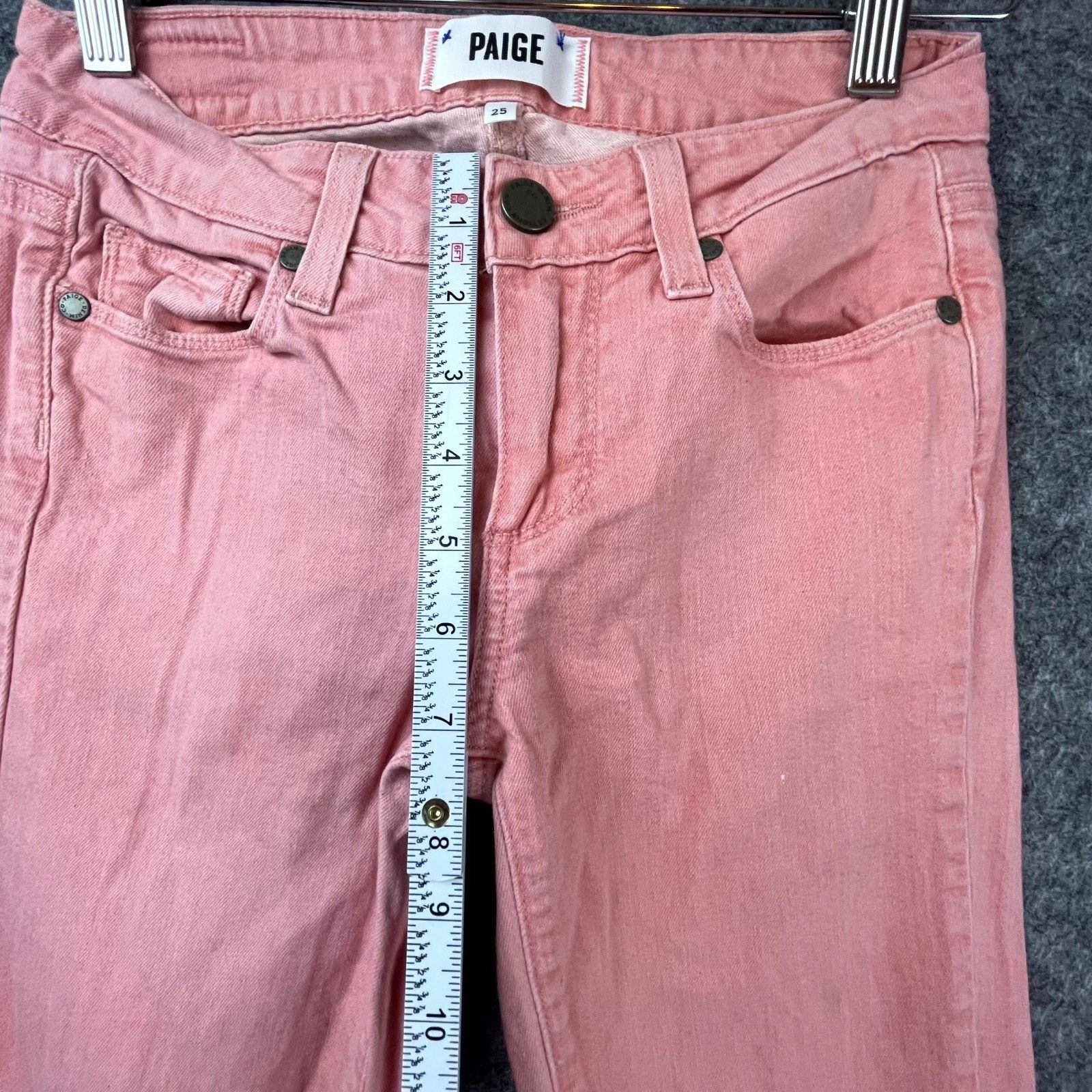 Paige Paige Jeans Womens 25 Pink Verdugo Ultra Skinny Pastel Size 25" / US 0 / IT 36 - 6 Thumbnail
