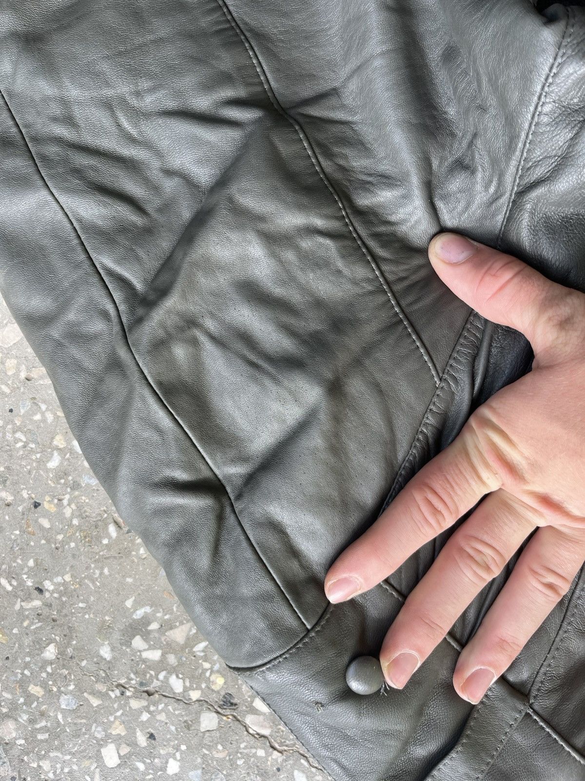 Other Vintage Avant Garde Y2K Guidi Style Leather Jacket Size US M / EU 48-50 / 2 - 4 Thumbnail