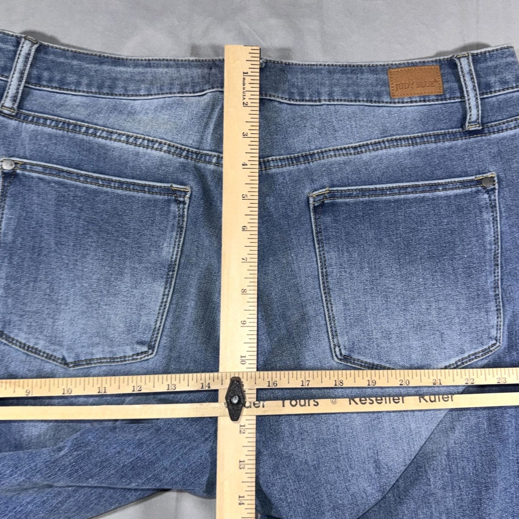 Vintage Judy Blue Jeans Womens 18W Medium Wash High Rise Skinny Stretch Denim Pants Size 40" / US 18 - 7 Thumbnail