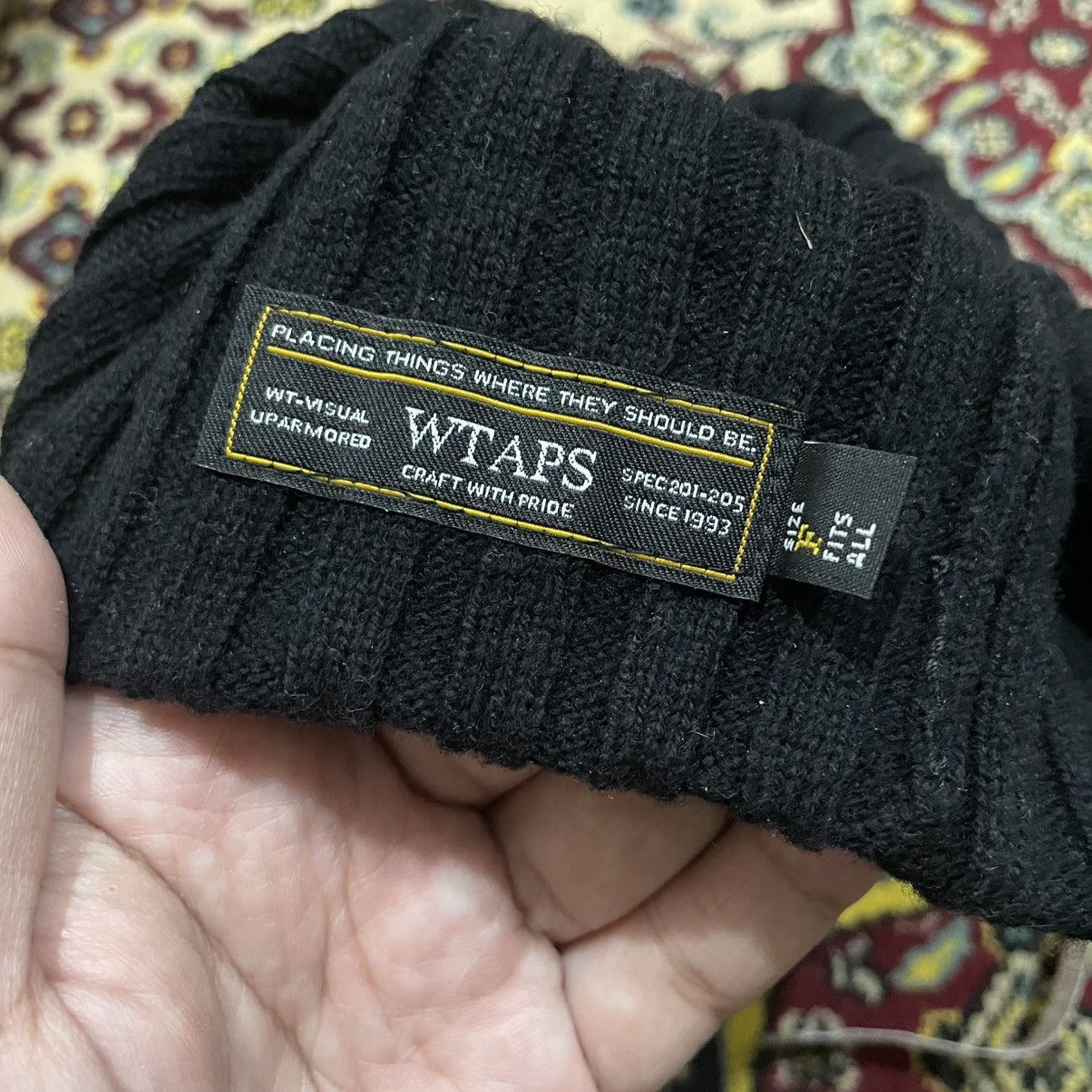 Designer × Japanese Brand × Wtaps wtaps black beanie japan made Size ONE SIZE - 5 Thumbnail