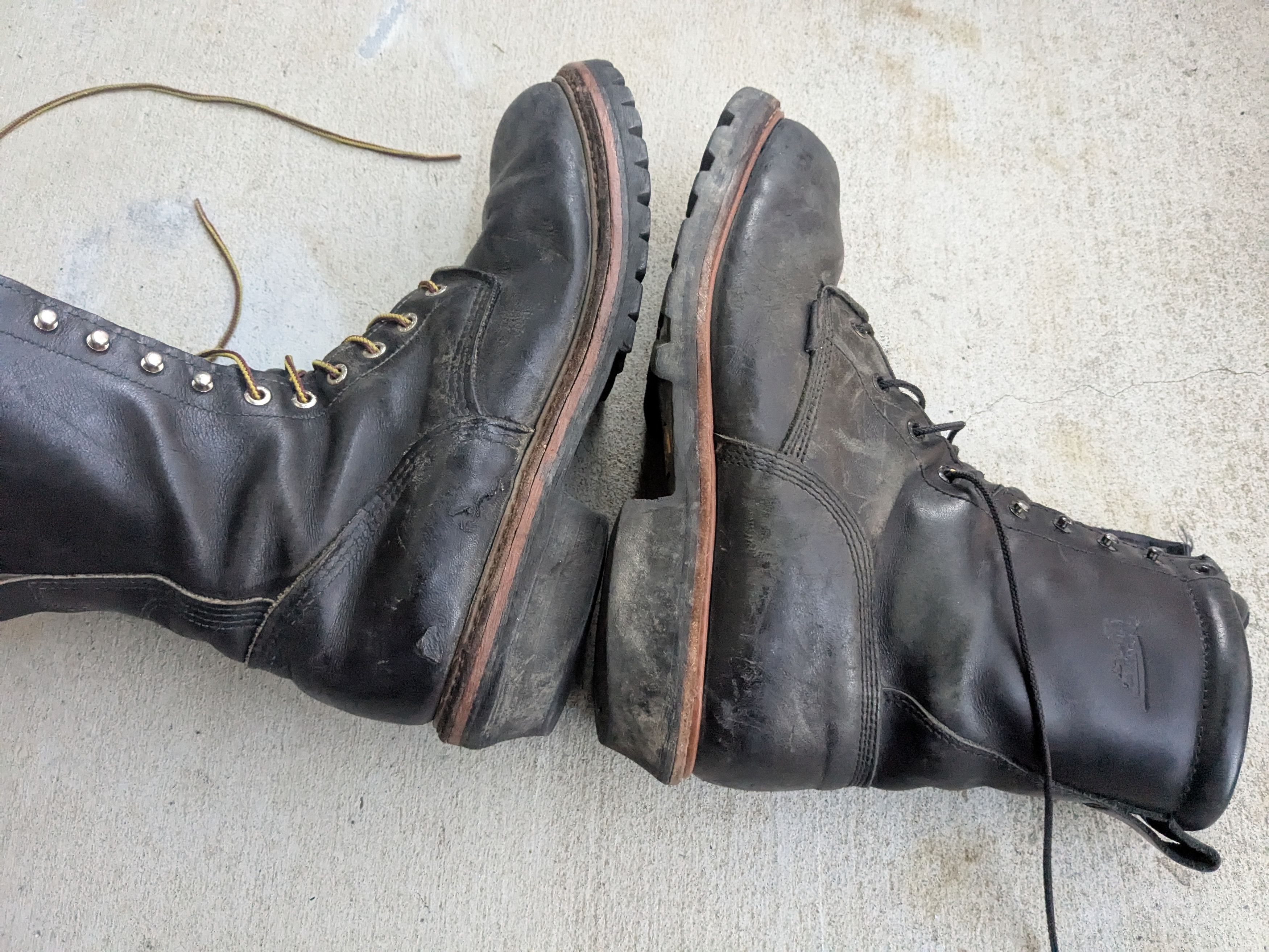 Red Wing Red Wing Boots Black Leather 10.5 Size US 10.5 / EU 43-44 - 6 Thumbnail