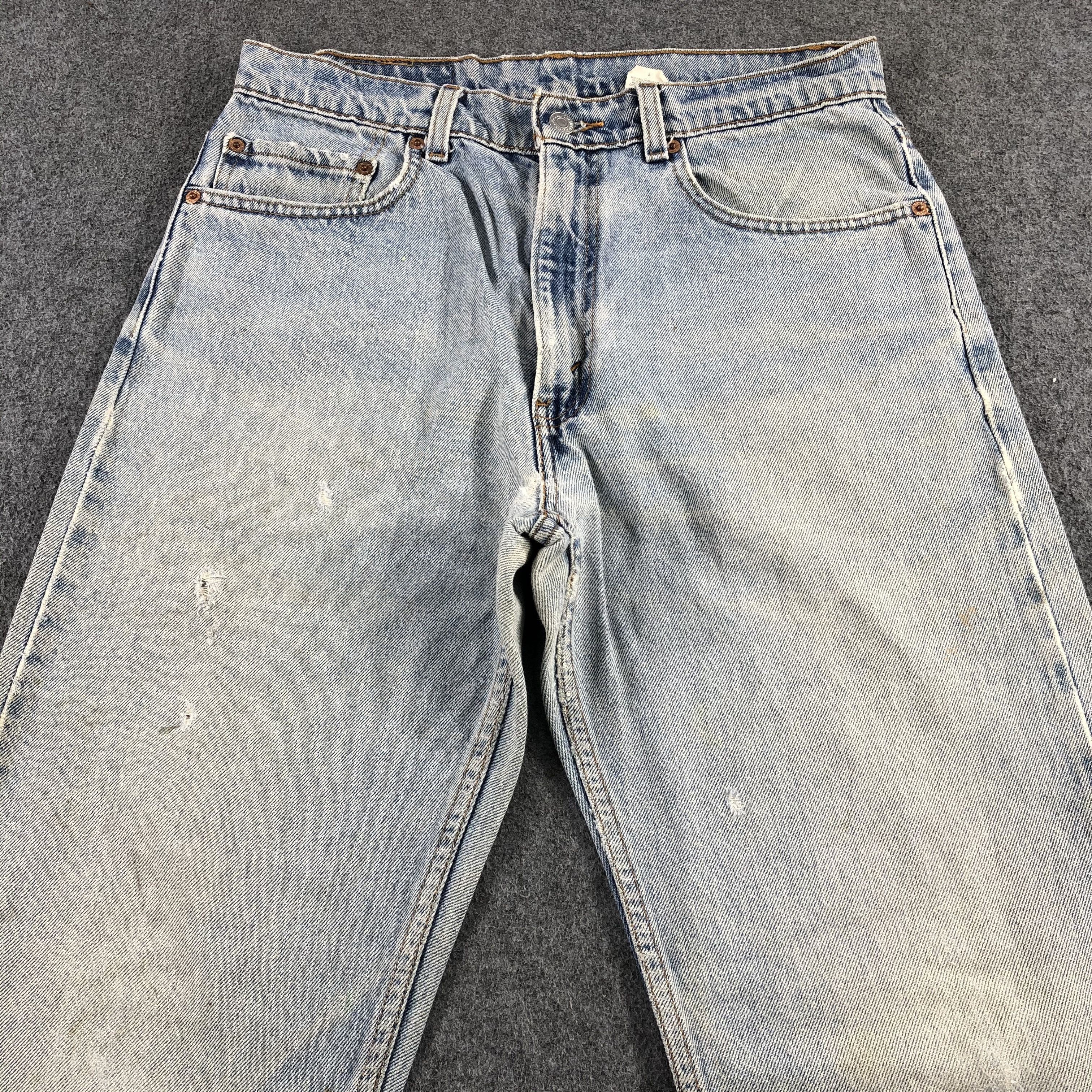 Levi's Vintage 90s Light Wash Levis 505 Jeans-J1987 Size US 32 / EU 48 - 3 Thumbnail