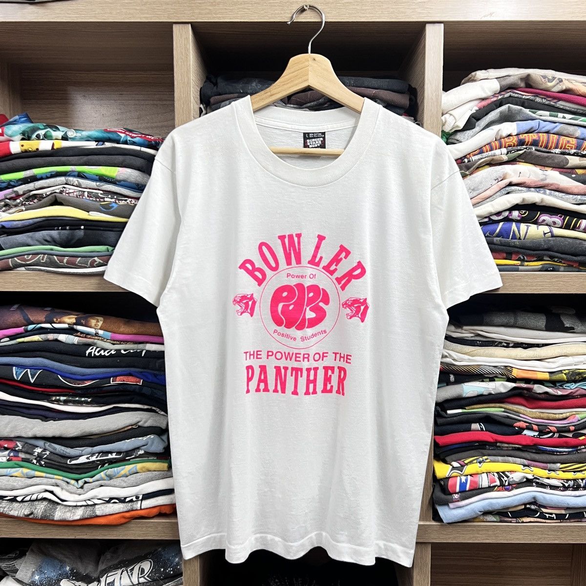 Vintage VTG THE POWER OF THE PANTHER 50/50 TEE Size US L / EU 52-54 / 3 - 1 Thumbnail