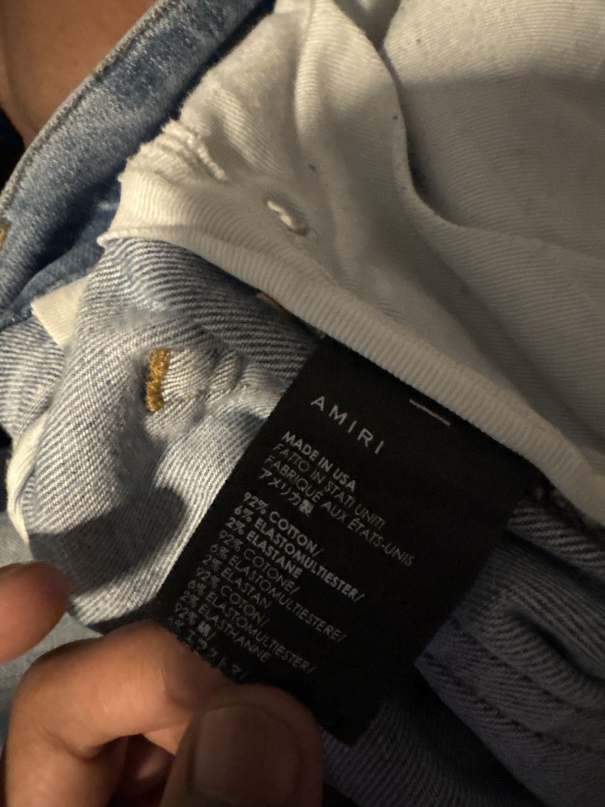 Amiri Amiri Patch Denim Size US 32 / EU 48 - 4 Thumbnail