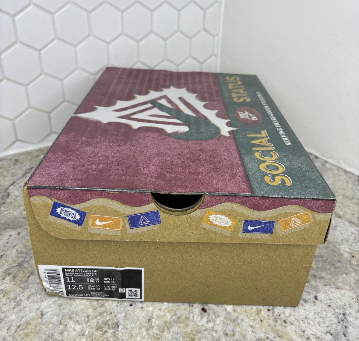 Nike × Social Status size 11-Nike x Social Status Silver Linings NEW Size US 11 / EU 44 - 12 Thumbnail