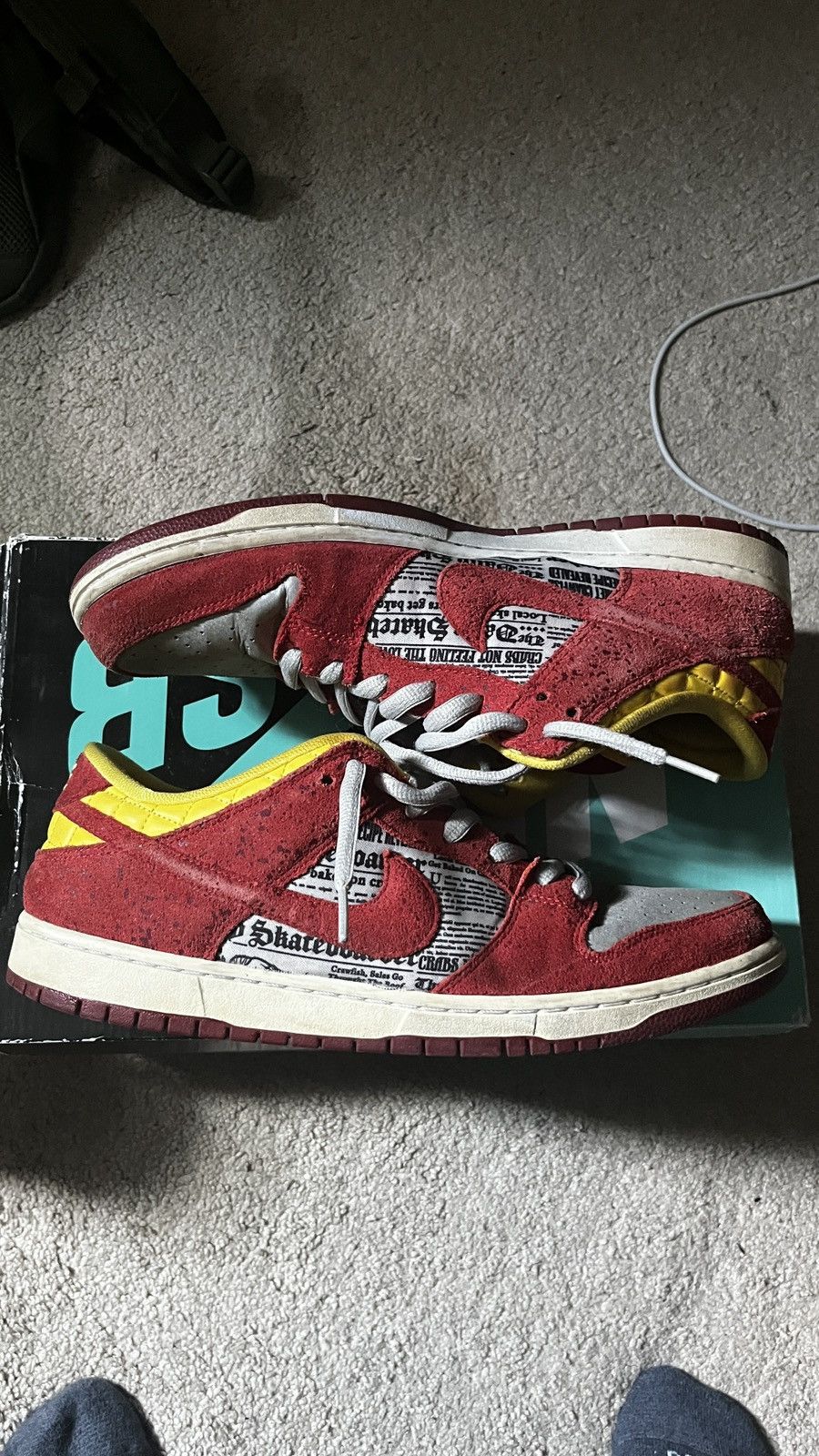 Nike Nike Dunk Low Premium SB QS Crawfish Size US 13 / EU 46 - 1 Thumbnail