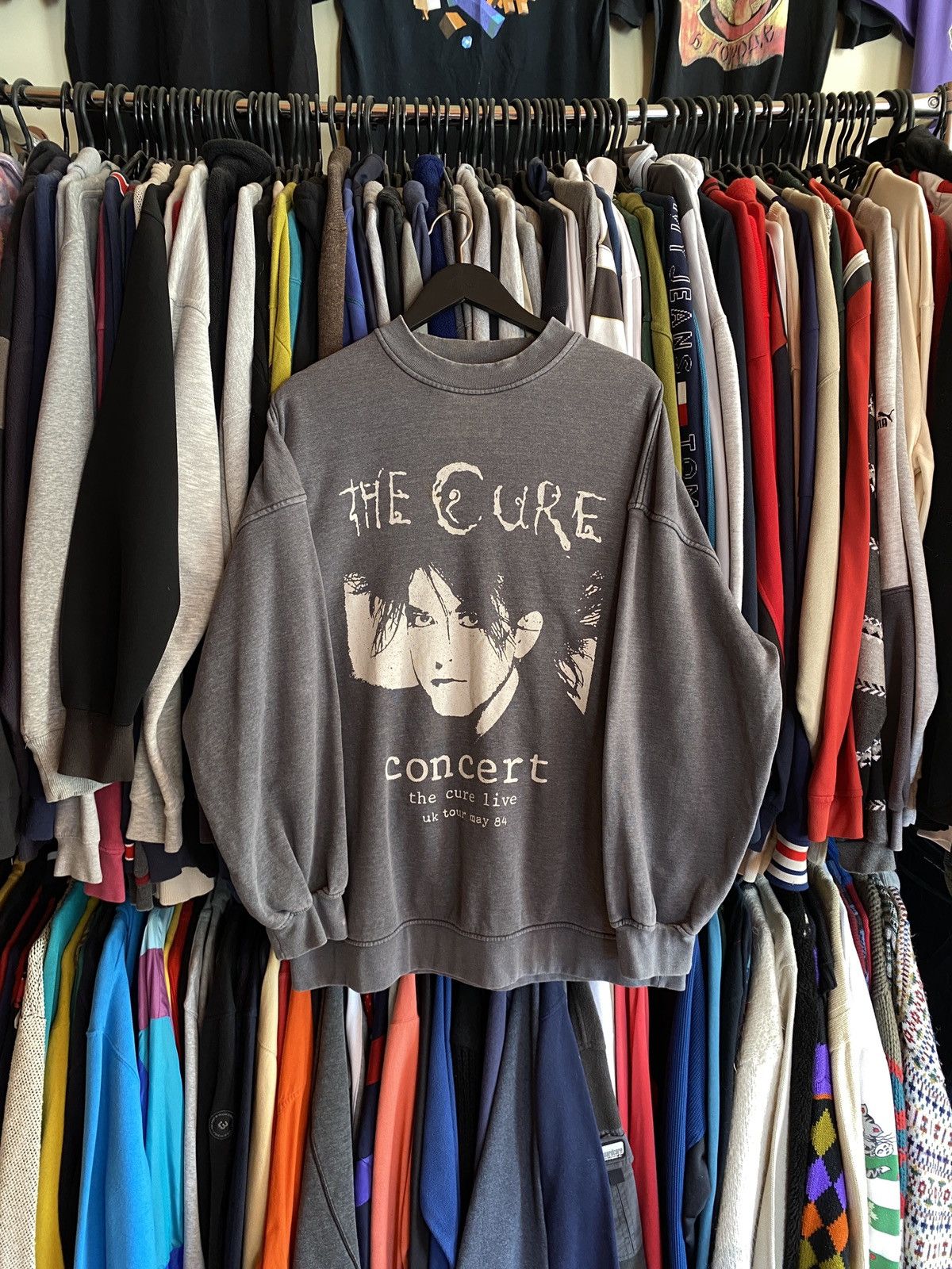 Band Tees VINTAGE THE CURE CONCERT 84 OVERSIZED SWEATSHIRT Size US XL / EU 56 / 4 - 1 Thumbnail