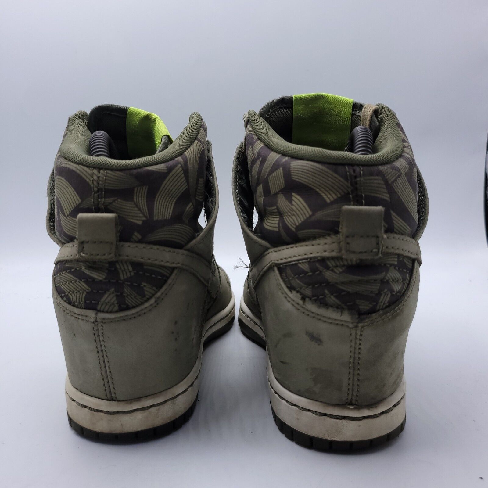 Nike Nike Dunk Sky Hi Shoe Womens Size 7.5 543217-200 Green Size US 7.5 / IT 37.5 - 3 Thumbnail