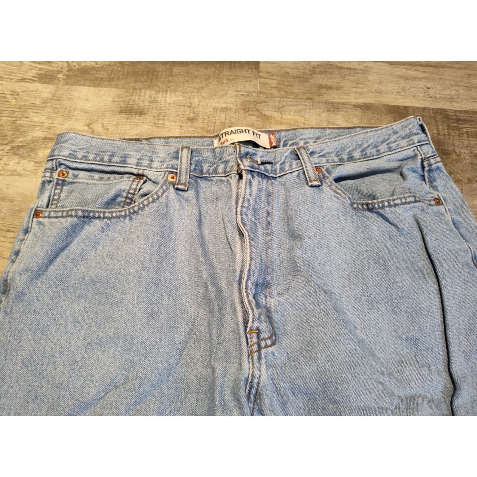 Levi's VINTAGE Levi's 505 Jeans Men's 36x30 Light Wash Straight Leg Cotton USA Y2K Size US 36 / EU 52 - 3 Thumbnail