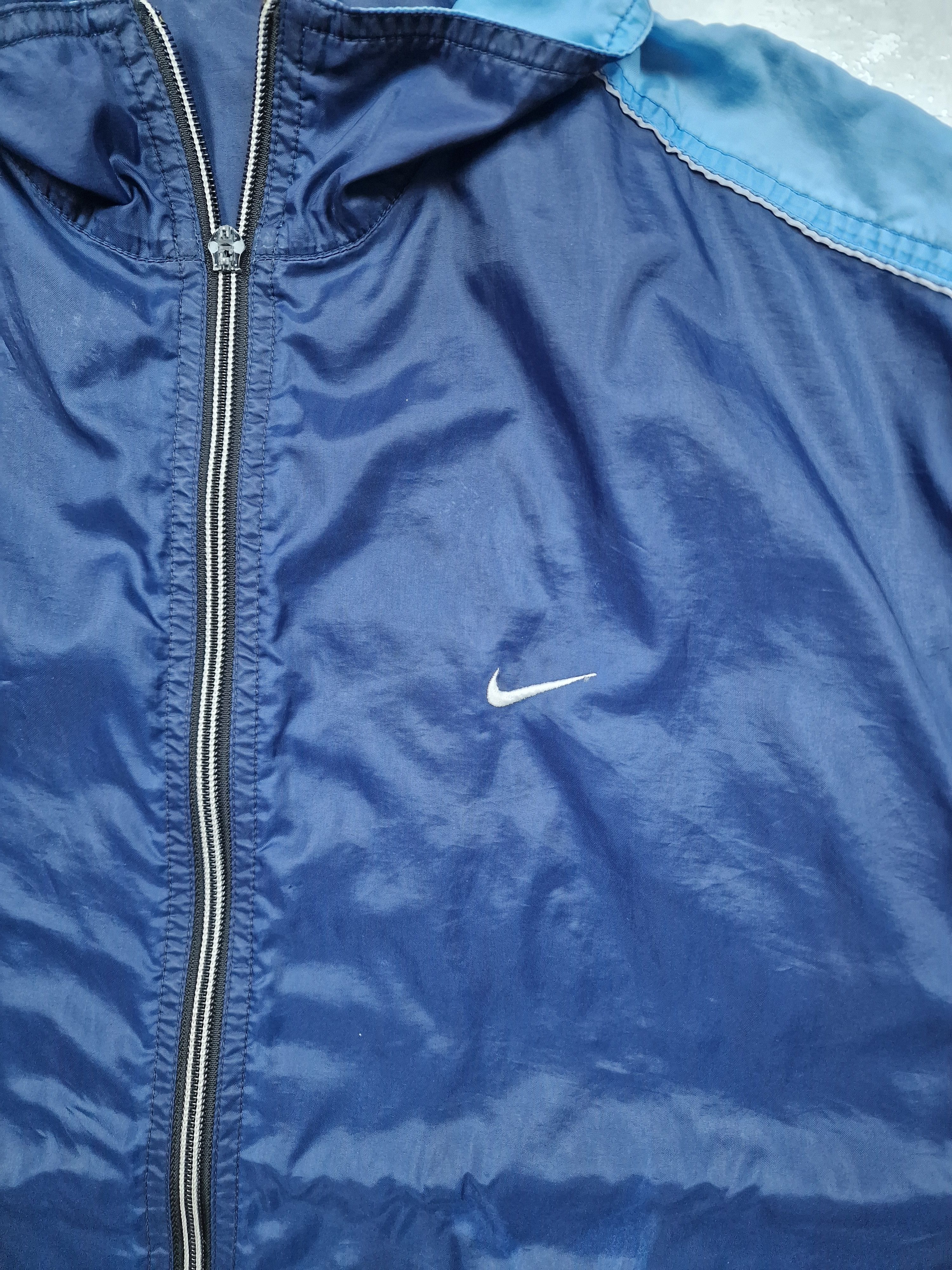 Nike 00s Nike Retro Logo Vintage Y2K Oversized Nylon Retro Jacket Size US L / EU 52-54 / 3 - 6 Thumbnail