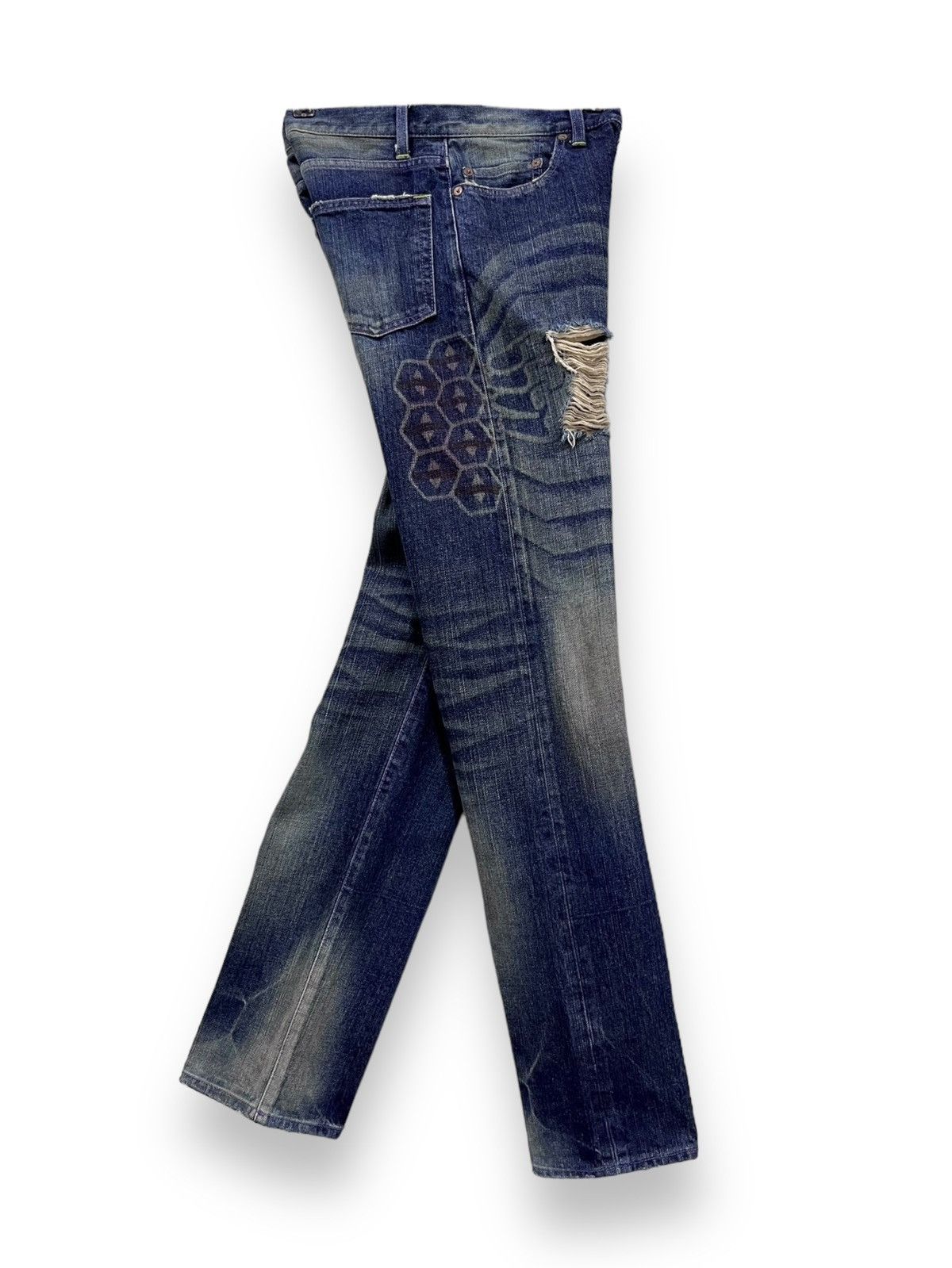 Anime 🔥EVANGELION NERV New Theatrical Version x COSPA JPN Denim Size US 30 / EU 46 - 8 Thumbnail