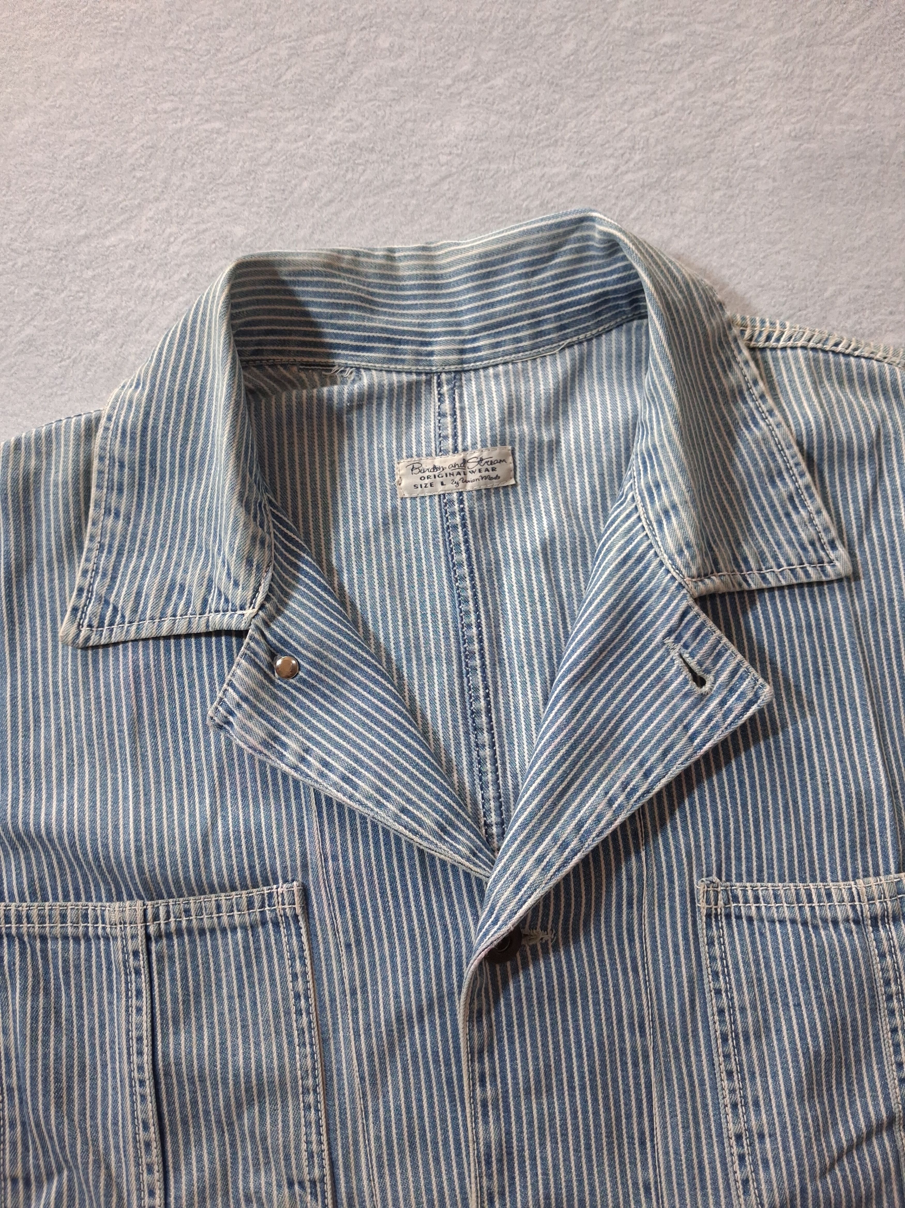 Other BURDEN AND STREAM ORIGINAL WEAR BY UNION MADE HICKORY STRIPE Size US L / EU 52-54 / 3 - 5 Thumbnail