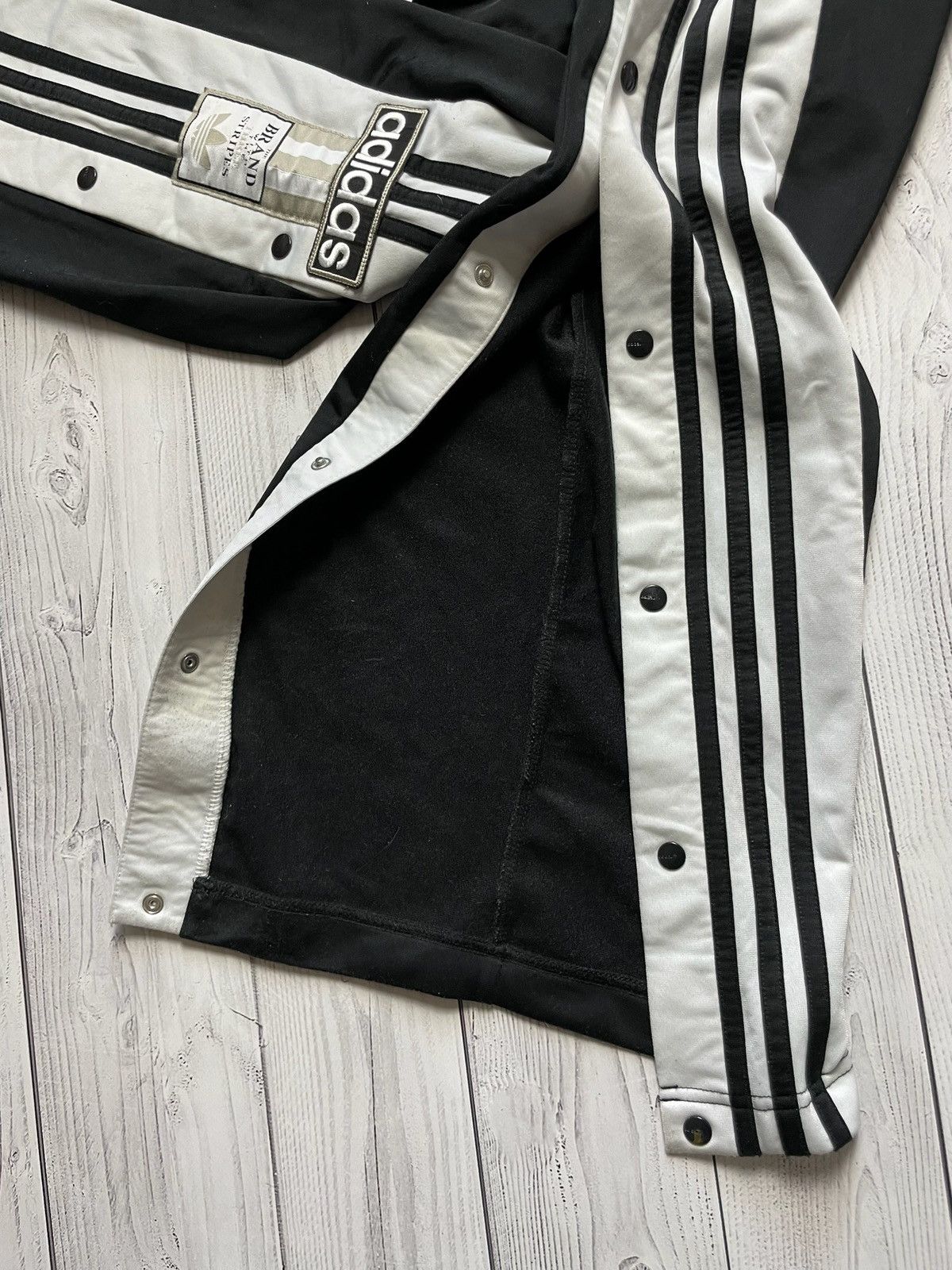 Adidas × Vintage Vintage adidas Adibreak pants size M rap Y2K logo drill Size 34" / US 12 / IT 48 - 3 Thumbnail