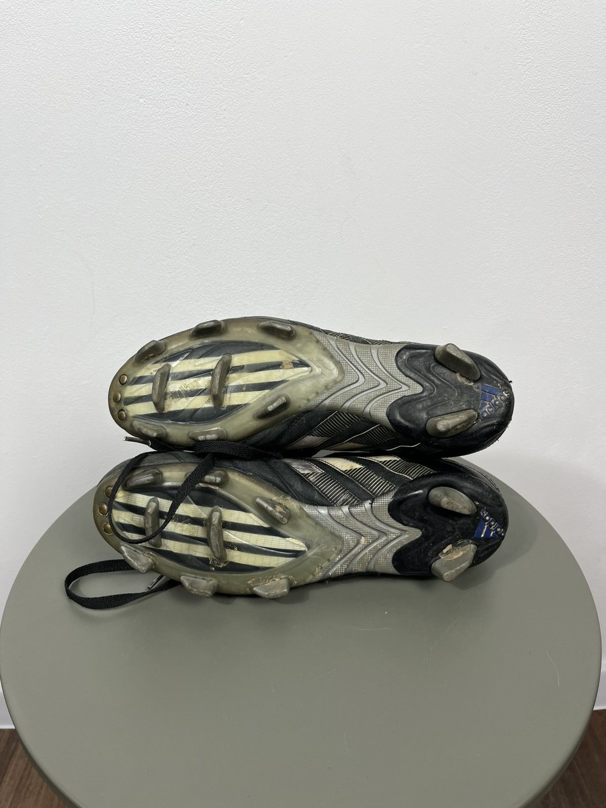 Adidas Vintage adidas Football Boots Cleats Black Blue EU 42 Size US 9 / EU 42 - 6 Thumbnail