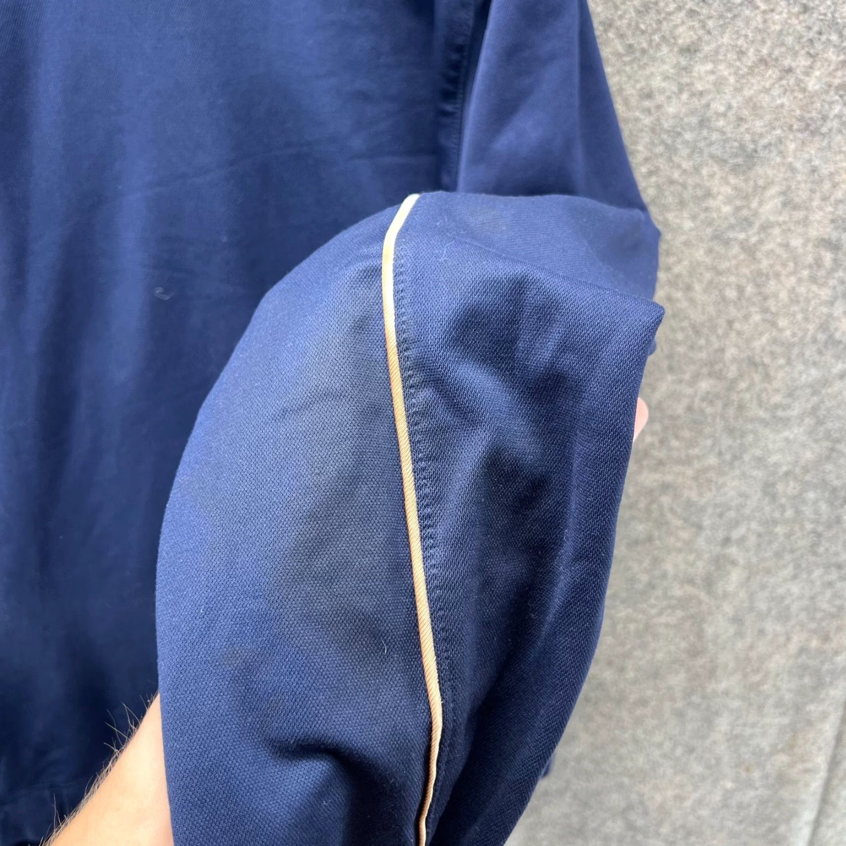 Nike VINTAGE Nike Jacket Bomber Jacket Men XLT Blue Navy Full Zip Athletic Track Dri-Fit All Seasons Logo Indonesia Size US XL / EU 56 / 4 - 2 Thumbnail