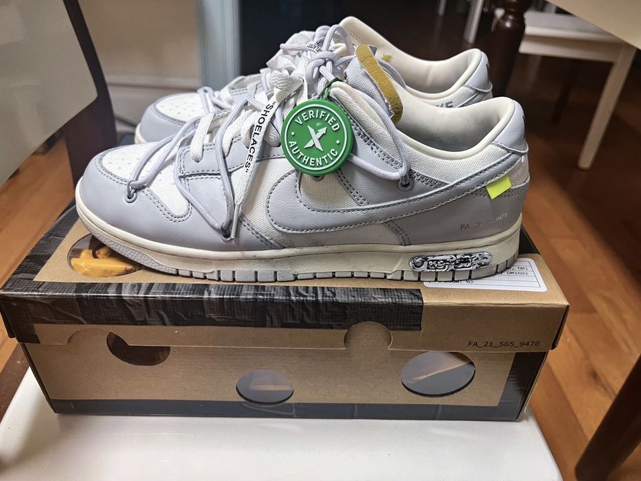 Off-White Nike Off-white dunk low lot 49 | Grailed