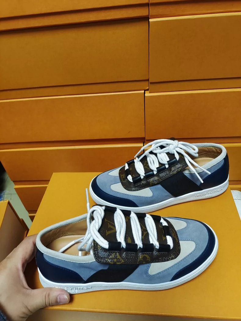 Louis Vuitton Louis Vuitton LV Designer LaceUp Sneakers for Women-2506 Size US 6 / IT 36 - 2 Thumbnail