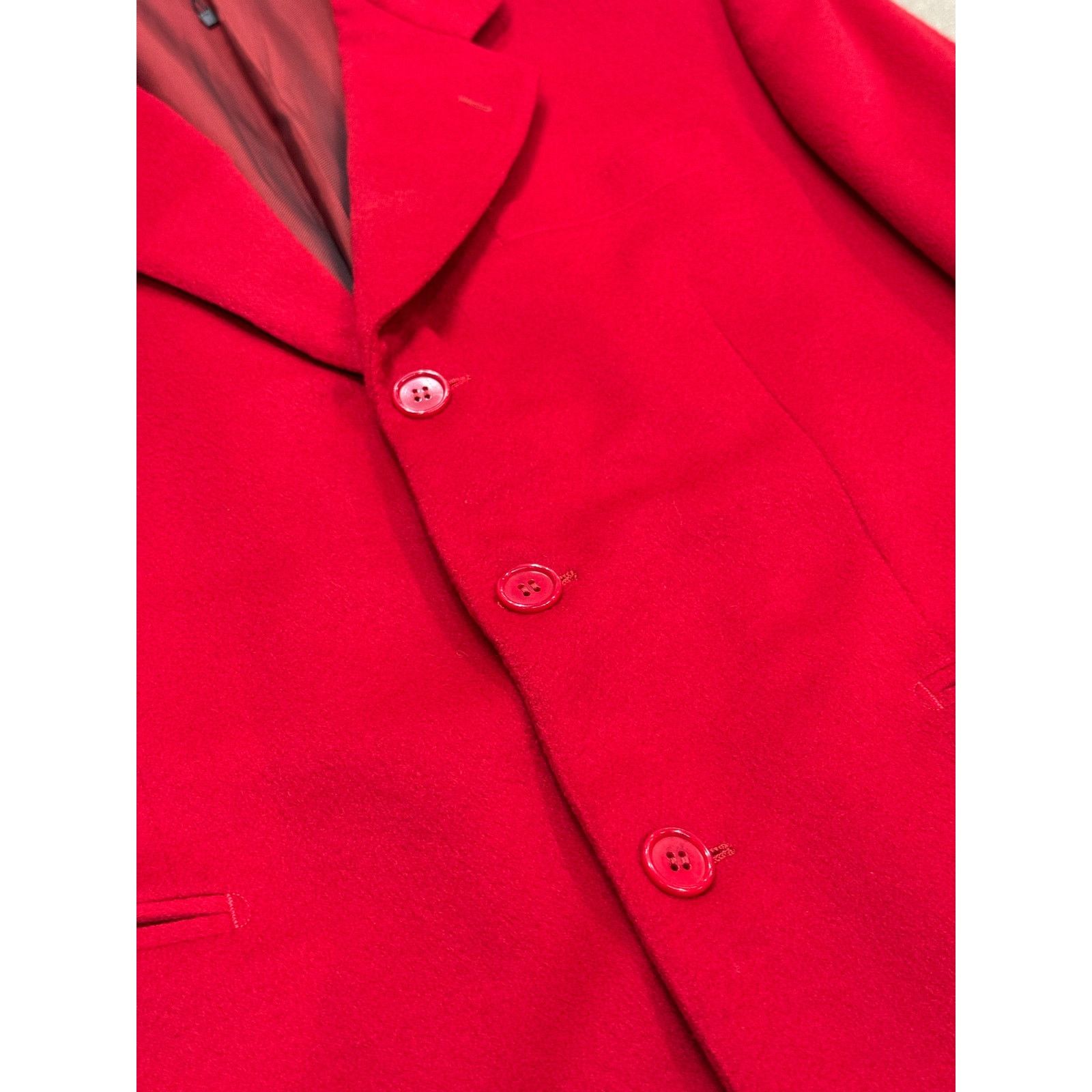Gianfranco Ferre 1990s Gianfranco Ferré red blood blazer Size US M / EU 48-50 / 2 - 3 Thumbnail
