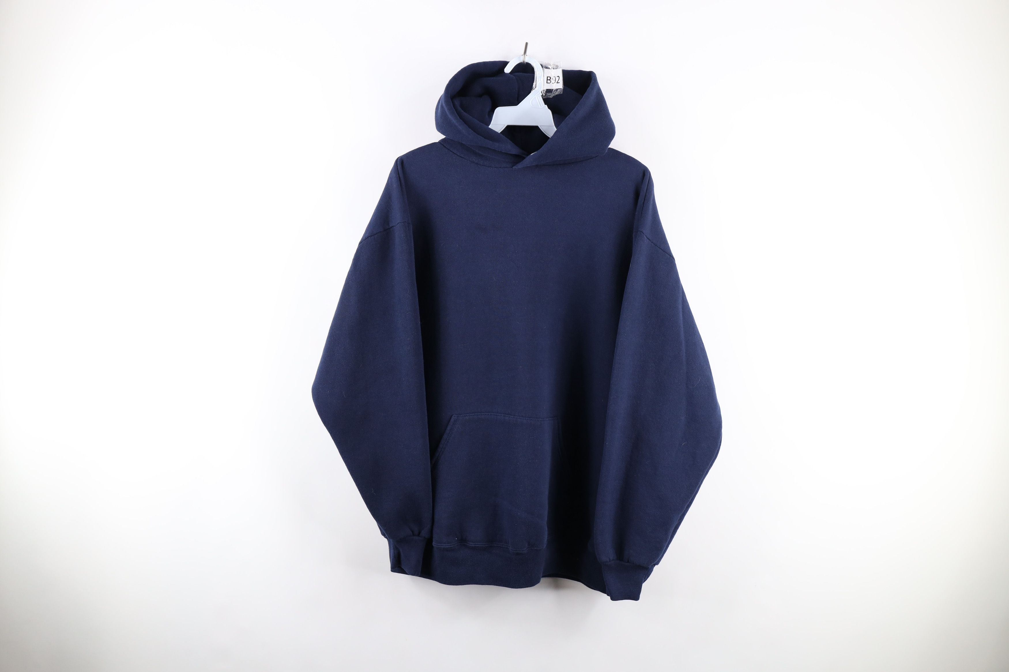 Vintage Vintage 90s Streetwear Heavyweight Hoodie Sweatshirt USA Size US L / EU 52-54 / 3 - 1 Thumbnail