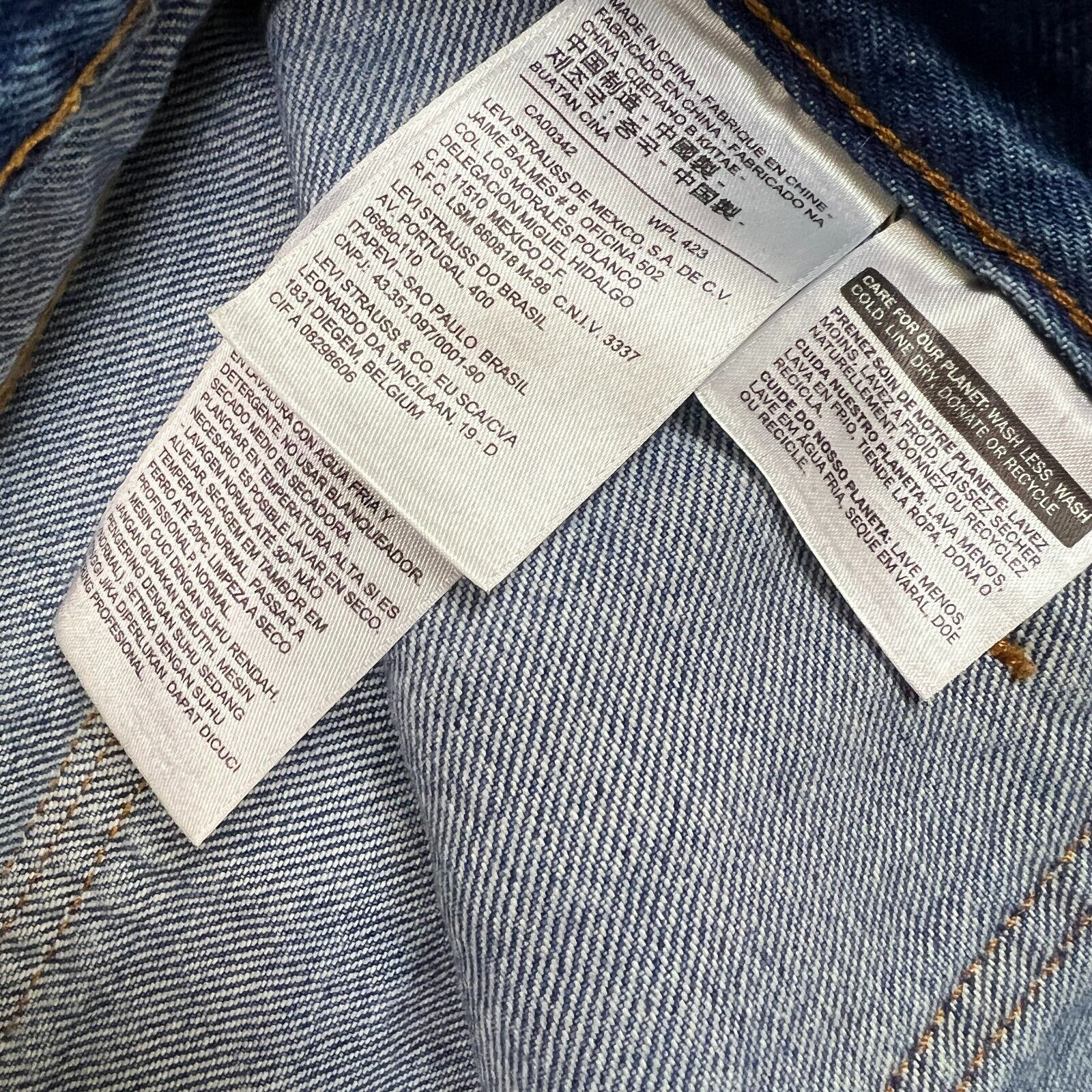 Levi's × Vintage Levi's Jeans 30x28 Faded Frayed Distressed Cargo Denim Pants Size US 30 / EU 46 - 11 Thumbnail