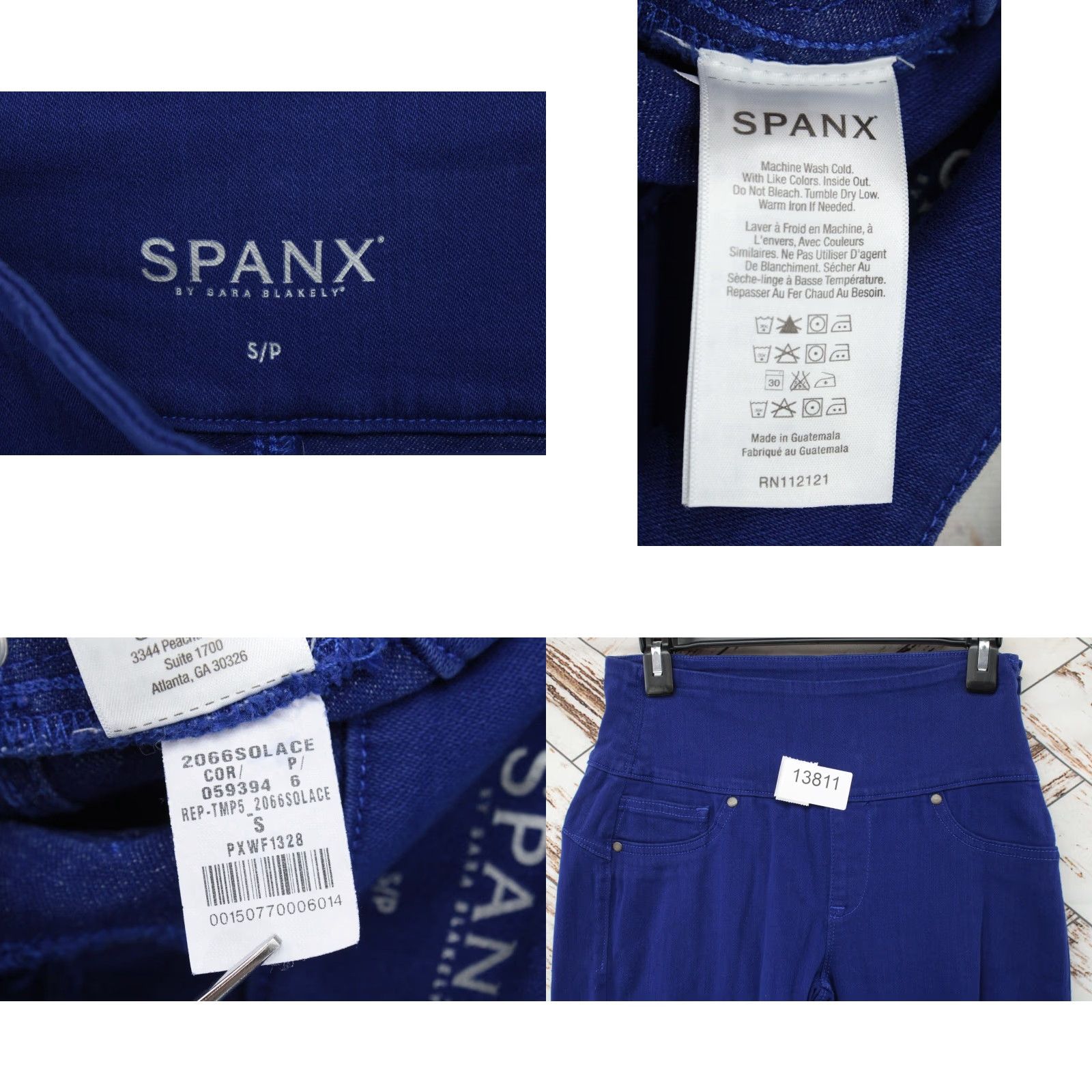 Spanx Spanx Pants Womens Small Blue Pull On Solace High Waisted Jegging Stretch Shirt City Womens Size 28" / US 6 / IT 42 - 8 Thumbnail