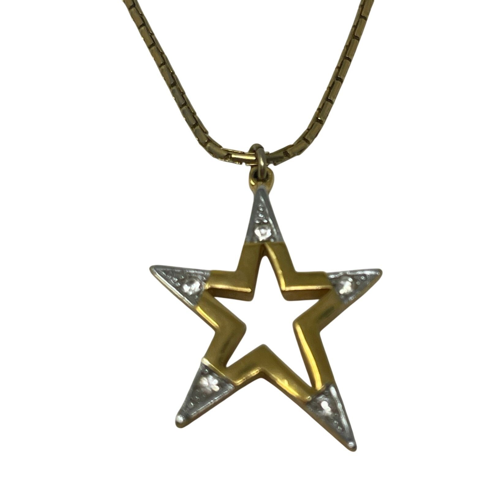 Givenchy VNTG Givenchy 1979 Gold Plated Vintage Star Pendant Necklace Size ONE SIZE - 2 Thumbnail