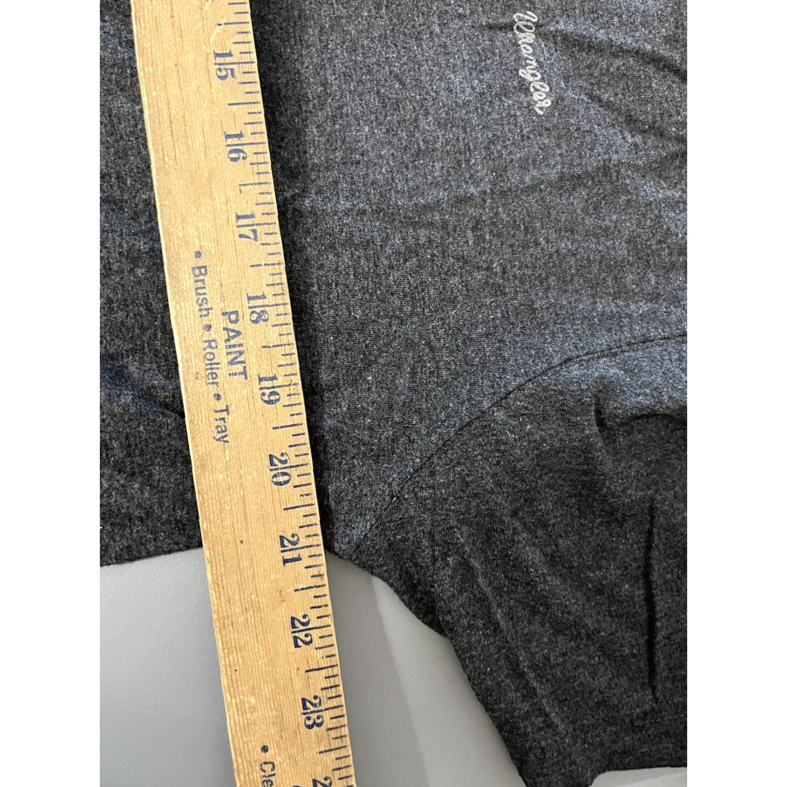 Wrangler Wrangler Men XL US Logo Gray T Shirt Short Sleeve Cowboy Logo Cotton Knit Regular Solid Size US XL / EU 56 / 4 - 5 Thumbnail