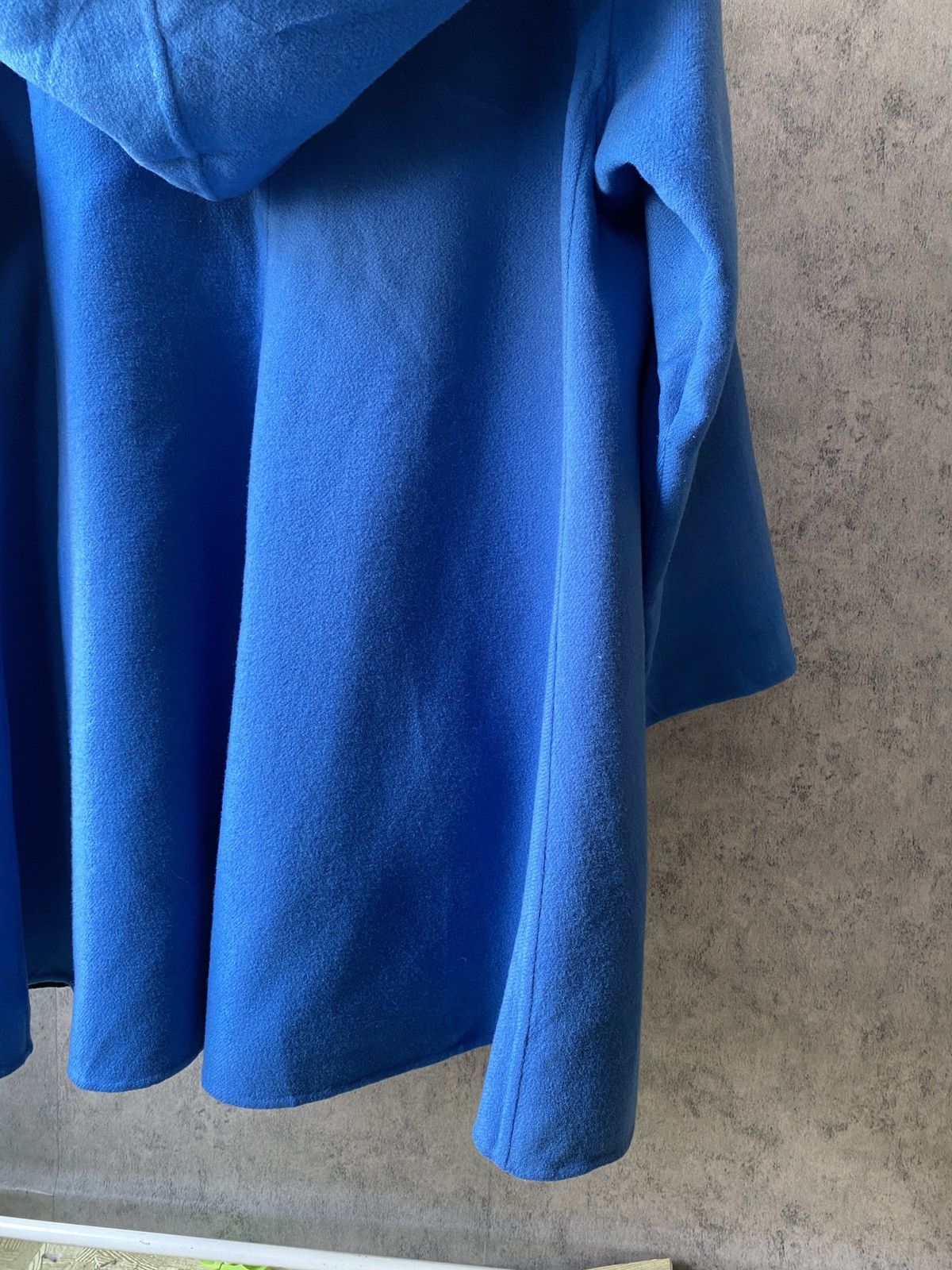 Yves Saint Laurent Vintage 90s Yves Saint Laurent Cloak Cape Wool Jacket Size XXL / US 16-18 / IT 52-54 - 10 Thumbnail