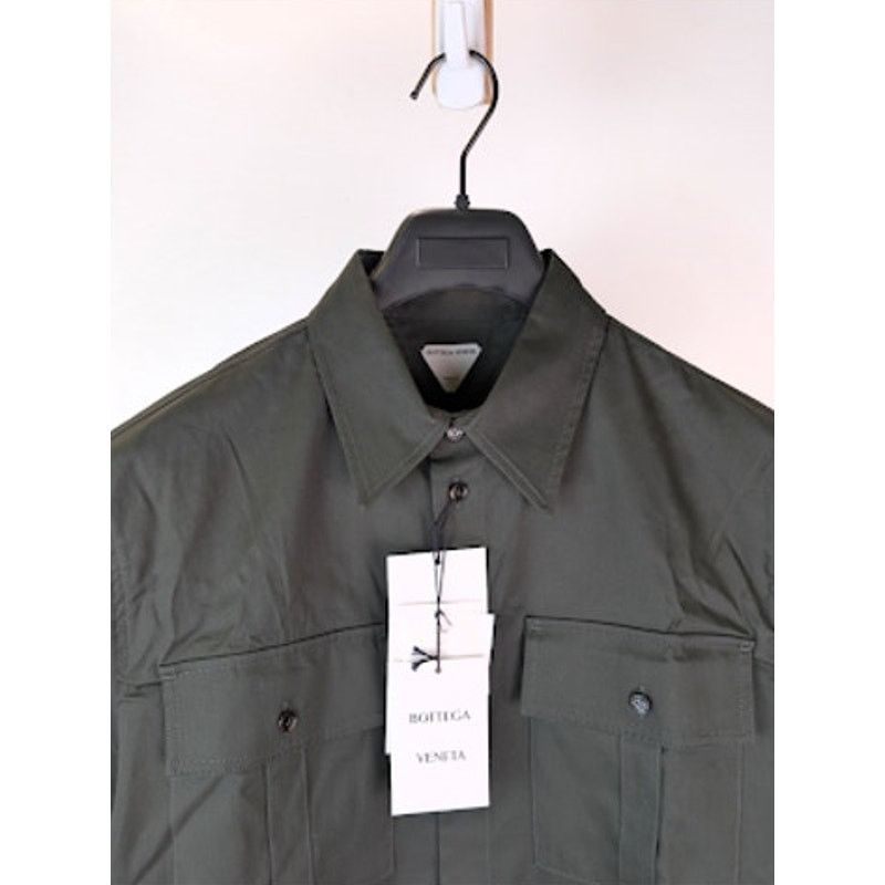 Bottega Veneta o1rshd1 Soft Organic Cotton T-shirt in Camping Size US M / EU 48-50 / 2 - 7 Thumbnail