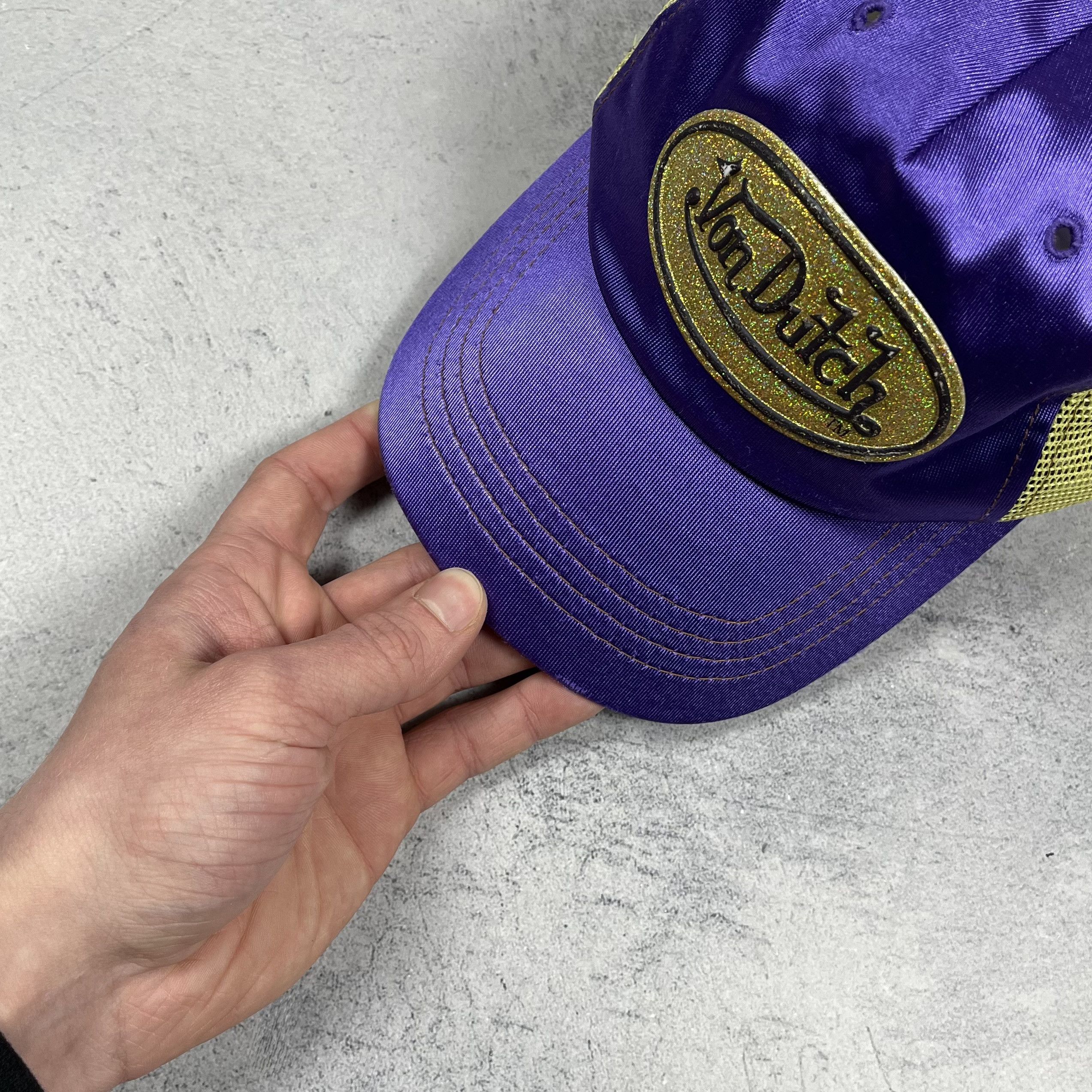 Von Dutch Von Dutch Big Logo Y2K Crazy Trucker Cap Size ONE SIZE - 5 Thumbnail