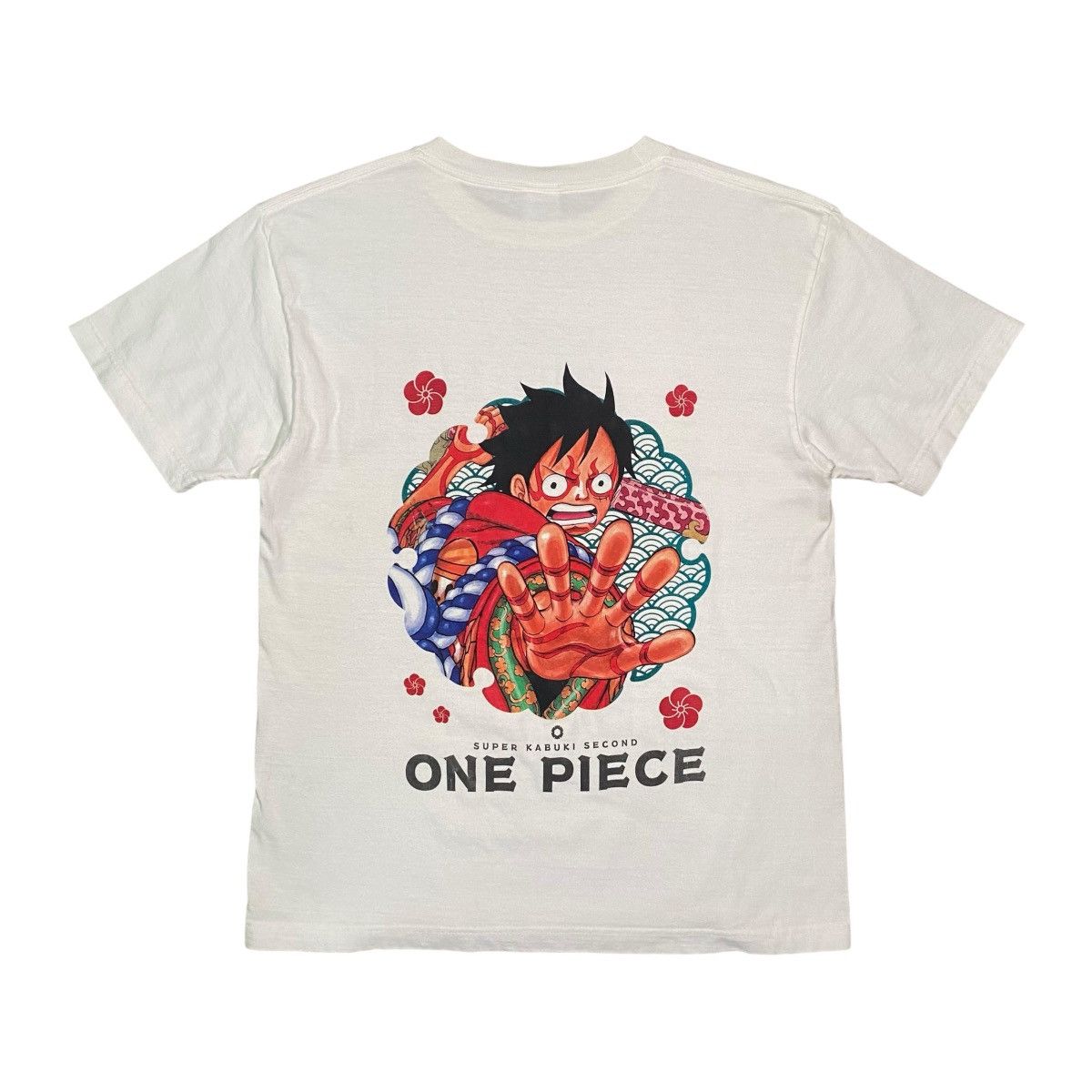 Anime RARE ONE PIECE SUPER KABUKI LUFFY ANIME T SHIRT TOEI Size US M / EU 48-50 / 2 - 2 Thumbnail