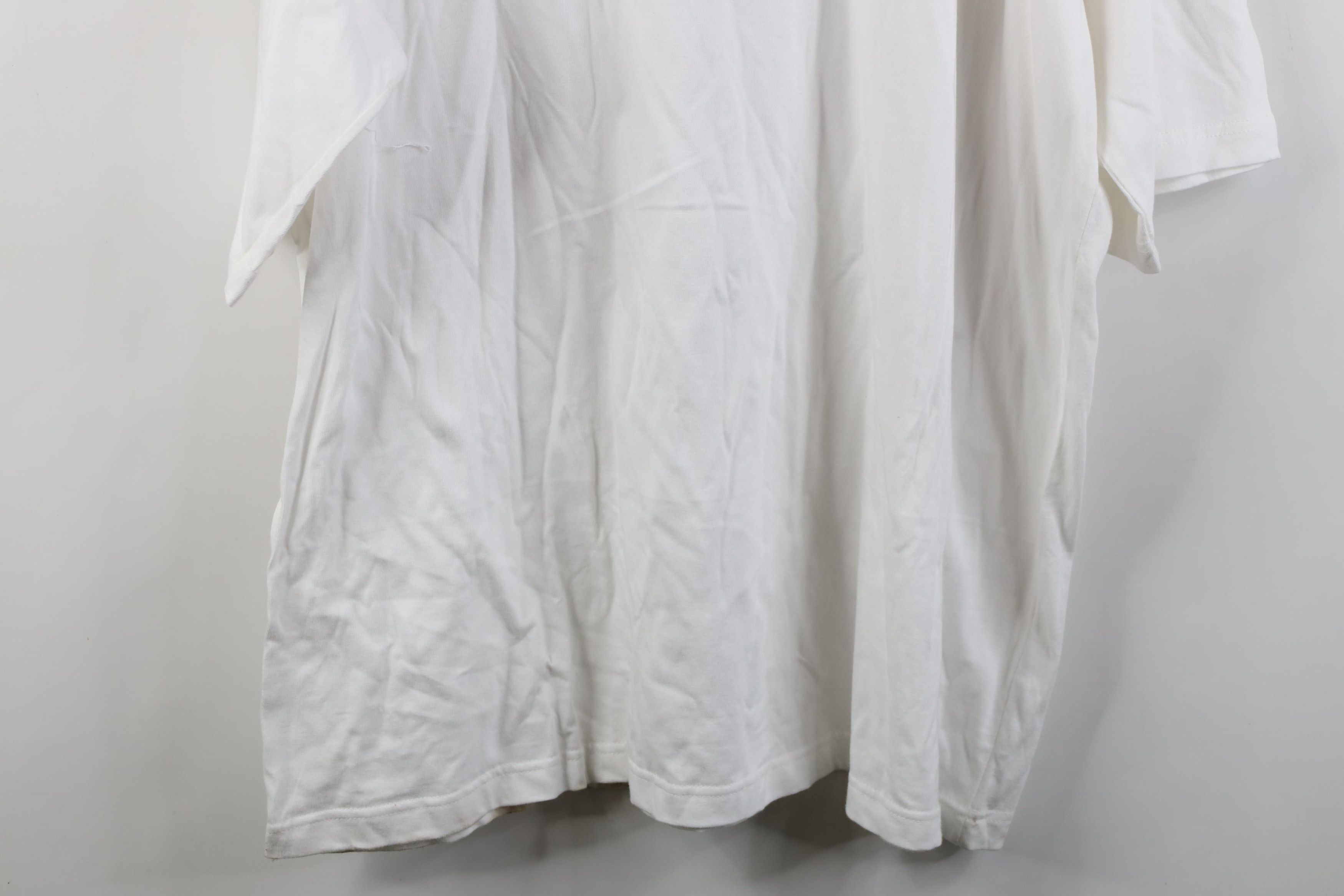 Marithe + Francois Girbaud Deadstock Vintage 90s Marithe Francois Girbaud T-Shirt White Size US XXL / EU 58 / 5 - 17 Thumbnail