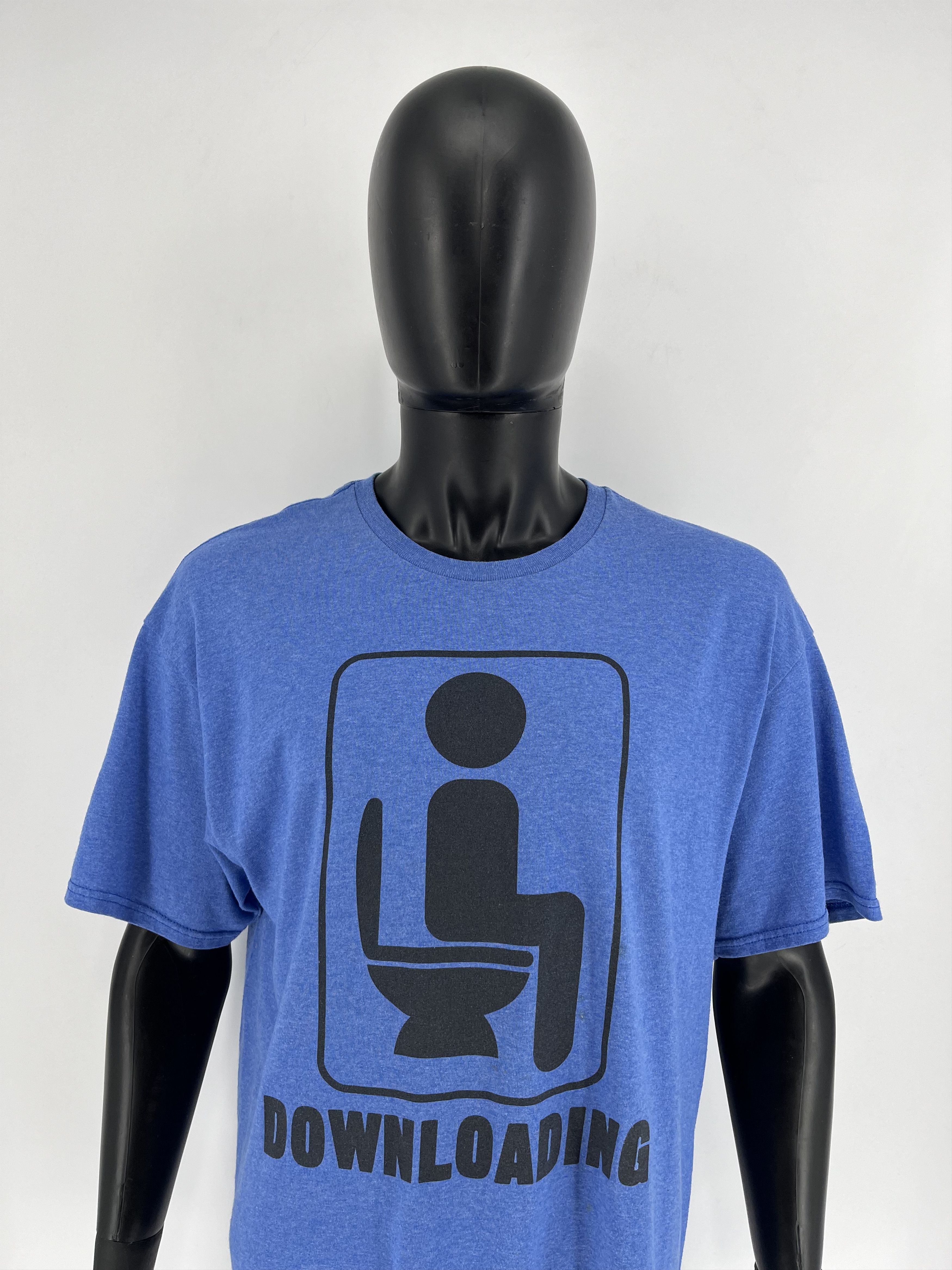Other Vintage Y2K ADULT "DOWNLOADING" Art tee Streetwear Tee Size US XL / EU 56 / 4 - 1 Thumbnail