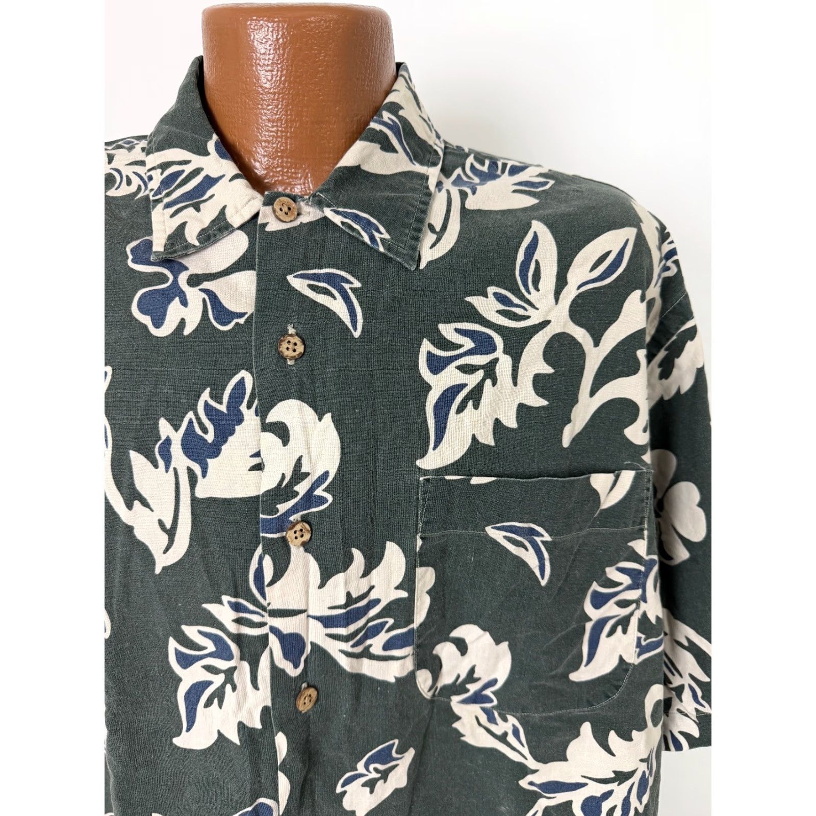 Abercrombie & Fitch VINTAGE Abercrombie & Fitch BIG Shirt Men L Floral Cotton Button-Up 90s Beach Hawaiian Oversized Pockets Size US L / EU 52-54 / 3 - 2 Thumbnail