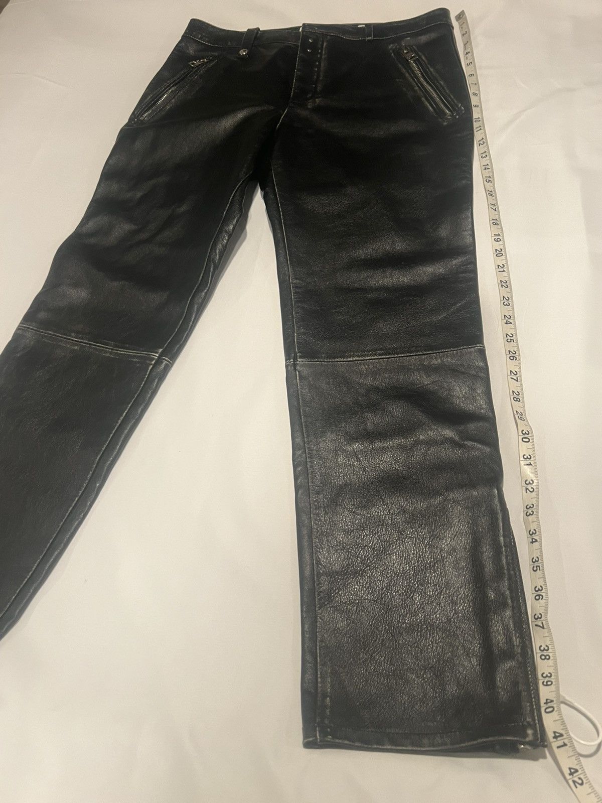 Alexander McQueen Alexander McQueen biker leather pants. 50/34. $5600 Size US 34 / EU 50 - 8 Thumbnail