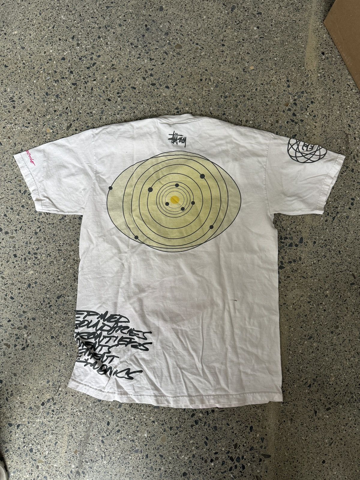Stussy Vintage Stussy orbit tee Size US M / EU 48-50 / 2 - 2 Thumbnail