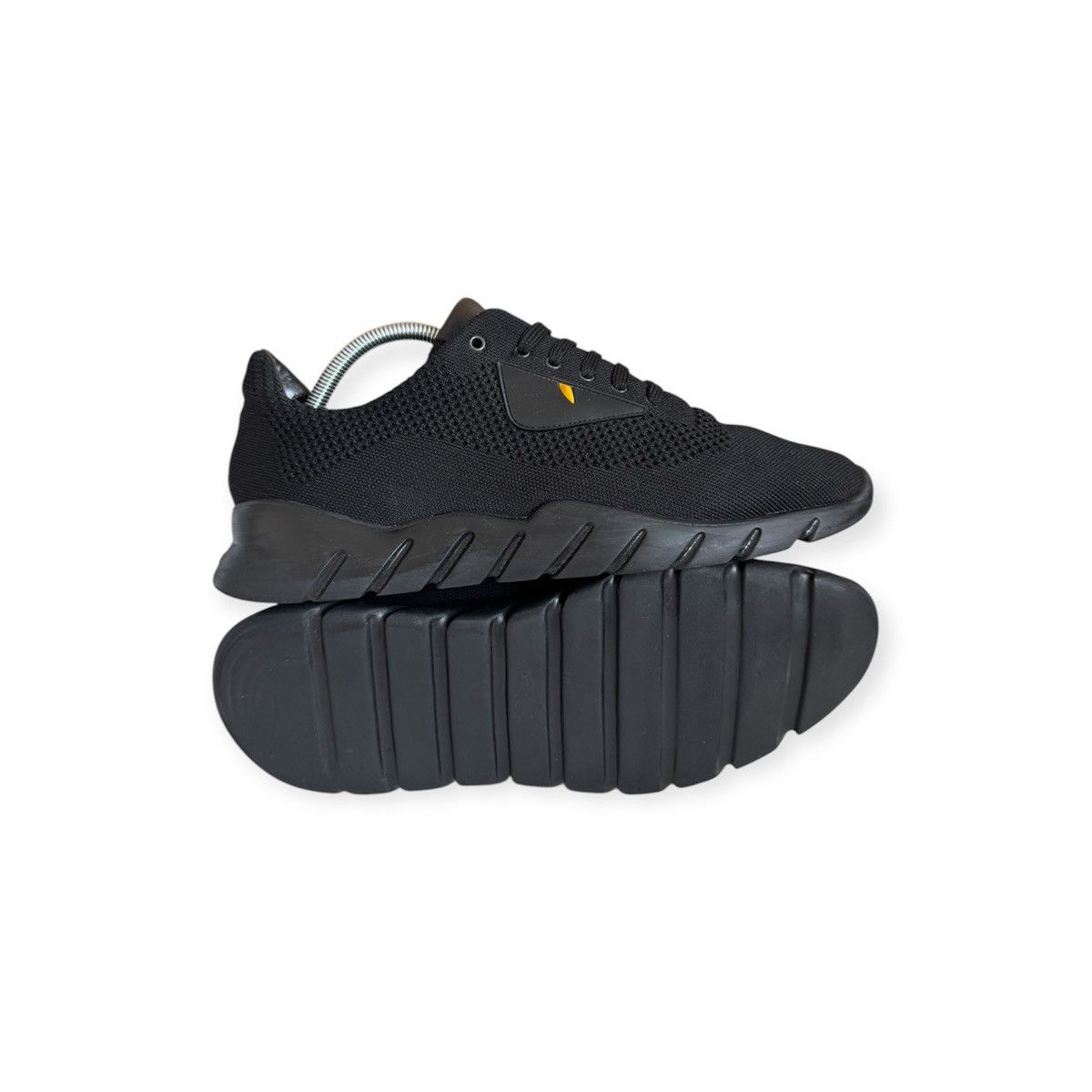 Fendi Fendi Black Bug Eyes Knit Sneakers Size US 9 / EU 42 - 1 Thumbnail